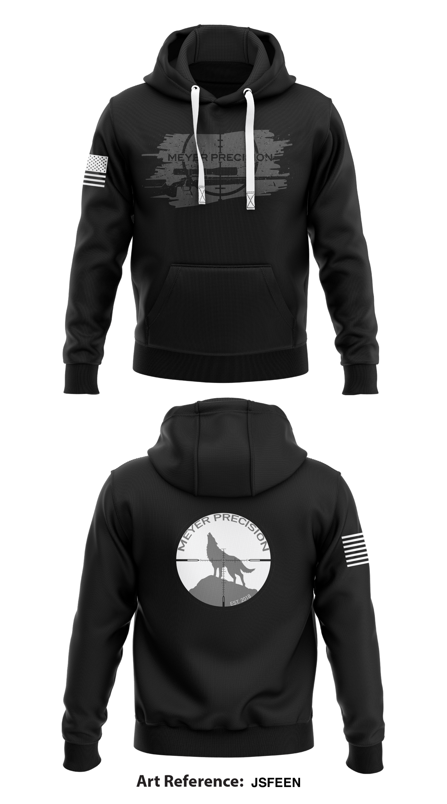 Meyer Precision Store 1 Core Men's Hooded Performance Sweatshirt - JsFeEn