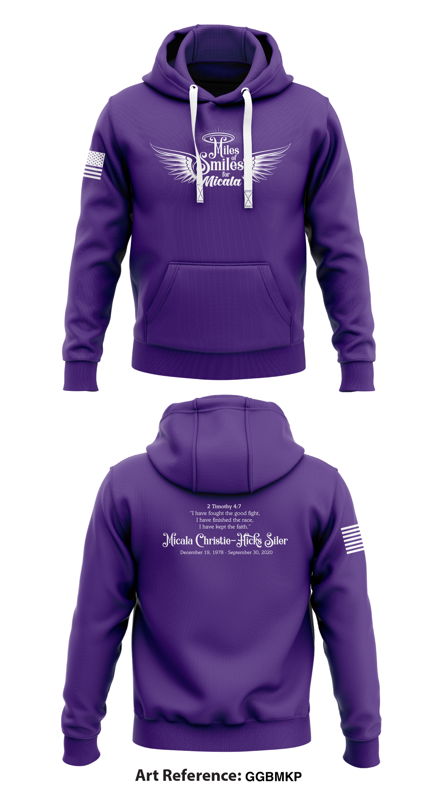 Miles of Smiles for Micala Store 1 Core Men's Hooded Performance Sweatshirt - GGBmkp
