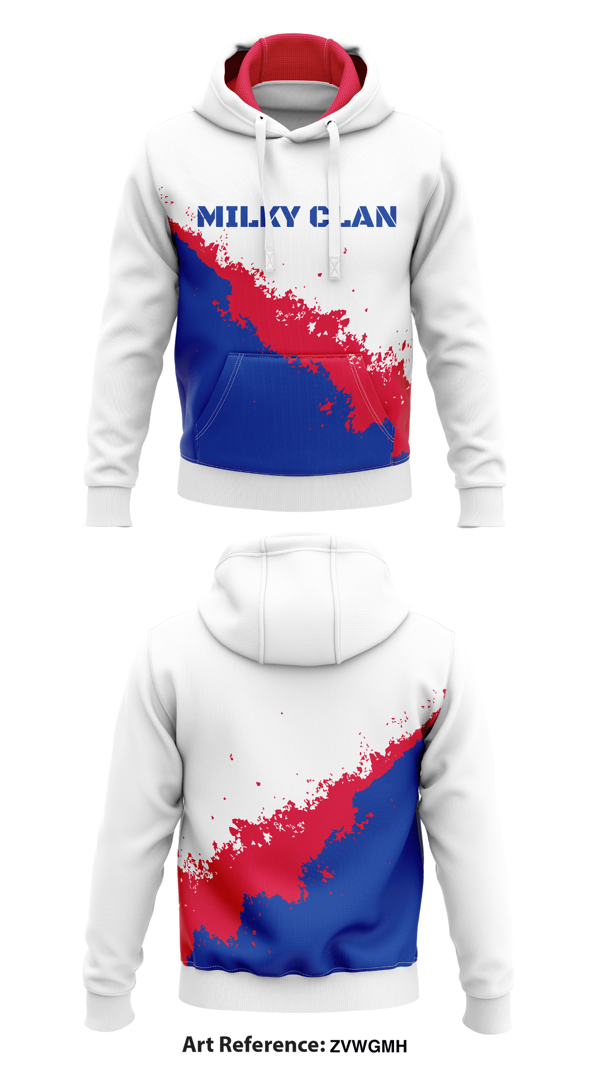 Milky Clan Store 1 Core Men's Hooded Performance Sweatshirt - ZVwGMh