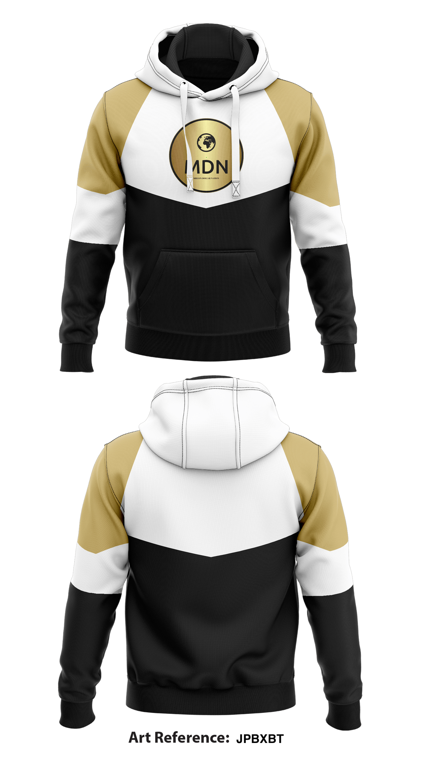 Million Dollar Nation Core Men's Hooded Performance Sweatshirt - JPbXBT