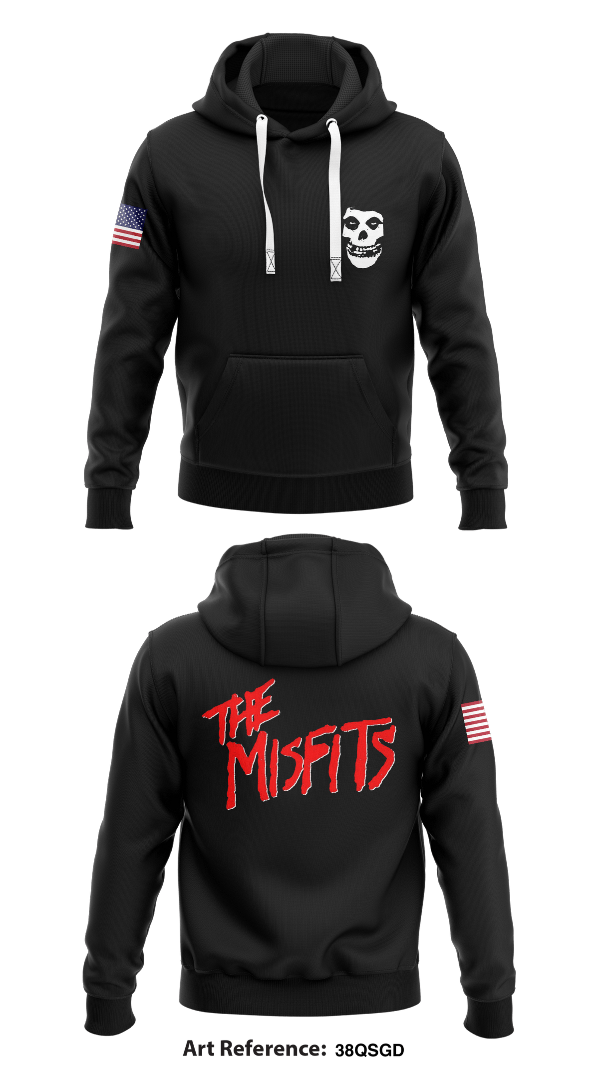 Misfit Store 1 Core Men's Hooded Performance Sweatshirt - 38QsGd