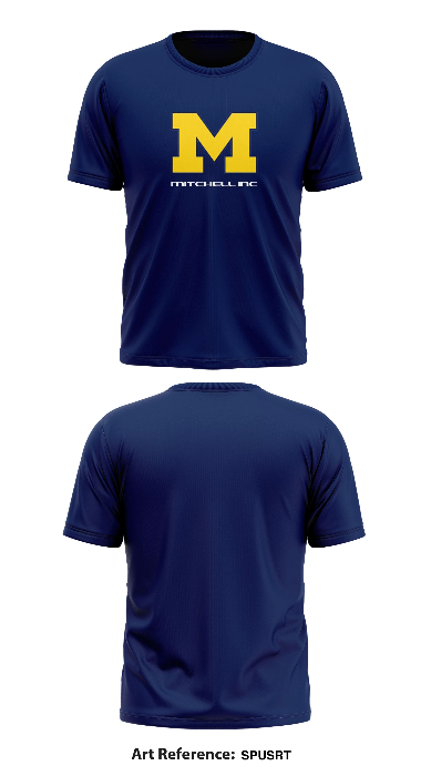Mitchell Inc Core Men's SS Performance Tee - SpUSRt