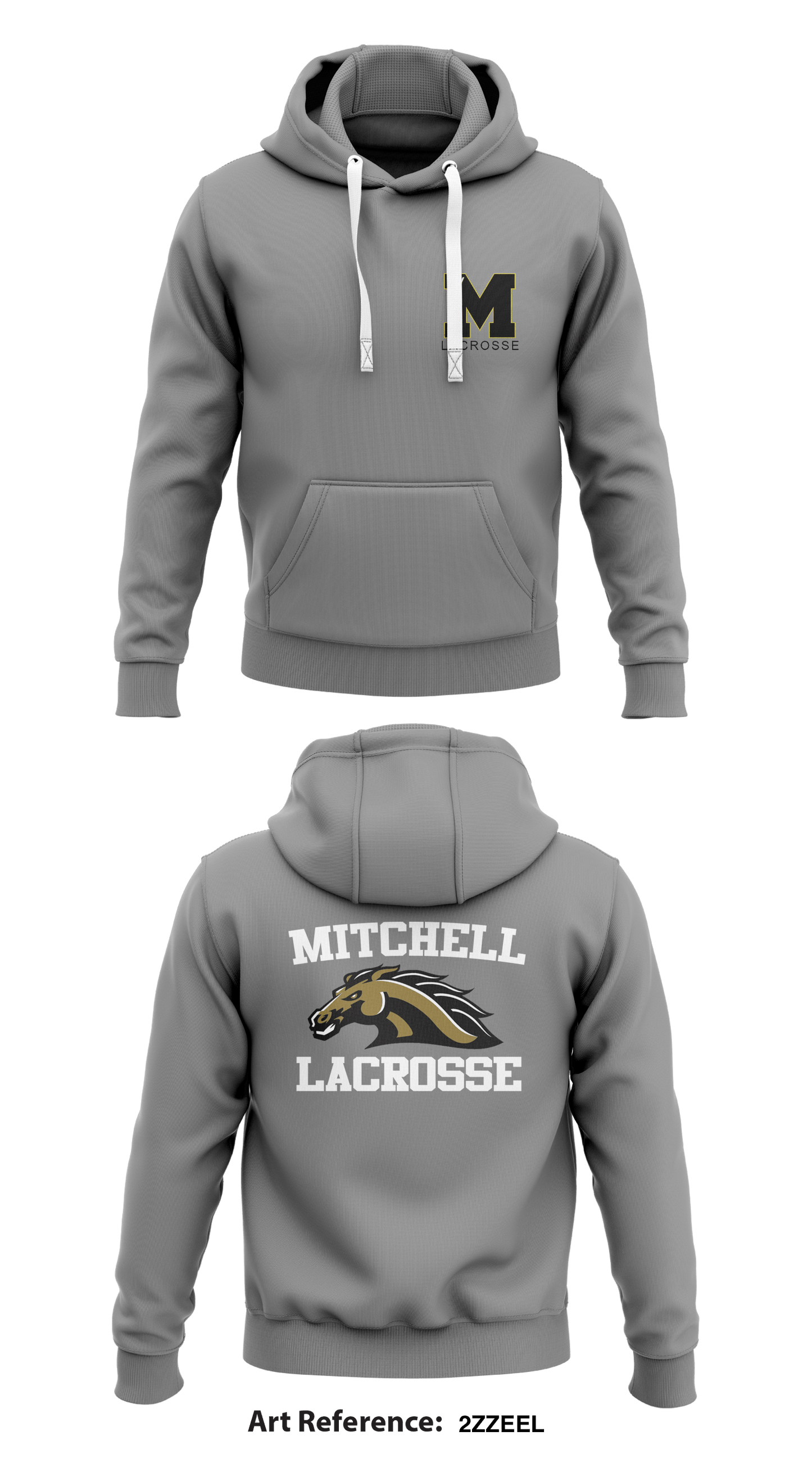 Mitchell Lacrosse Store 1 Core Men's Hooded Performance Sweatshirt - 2zZeeL