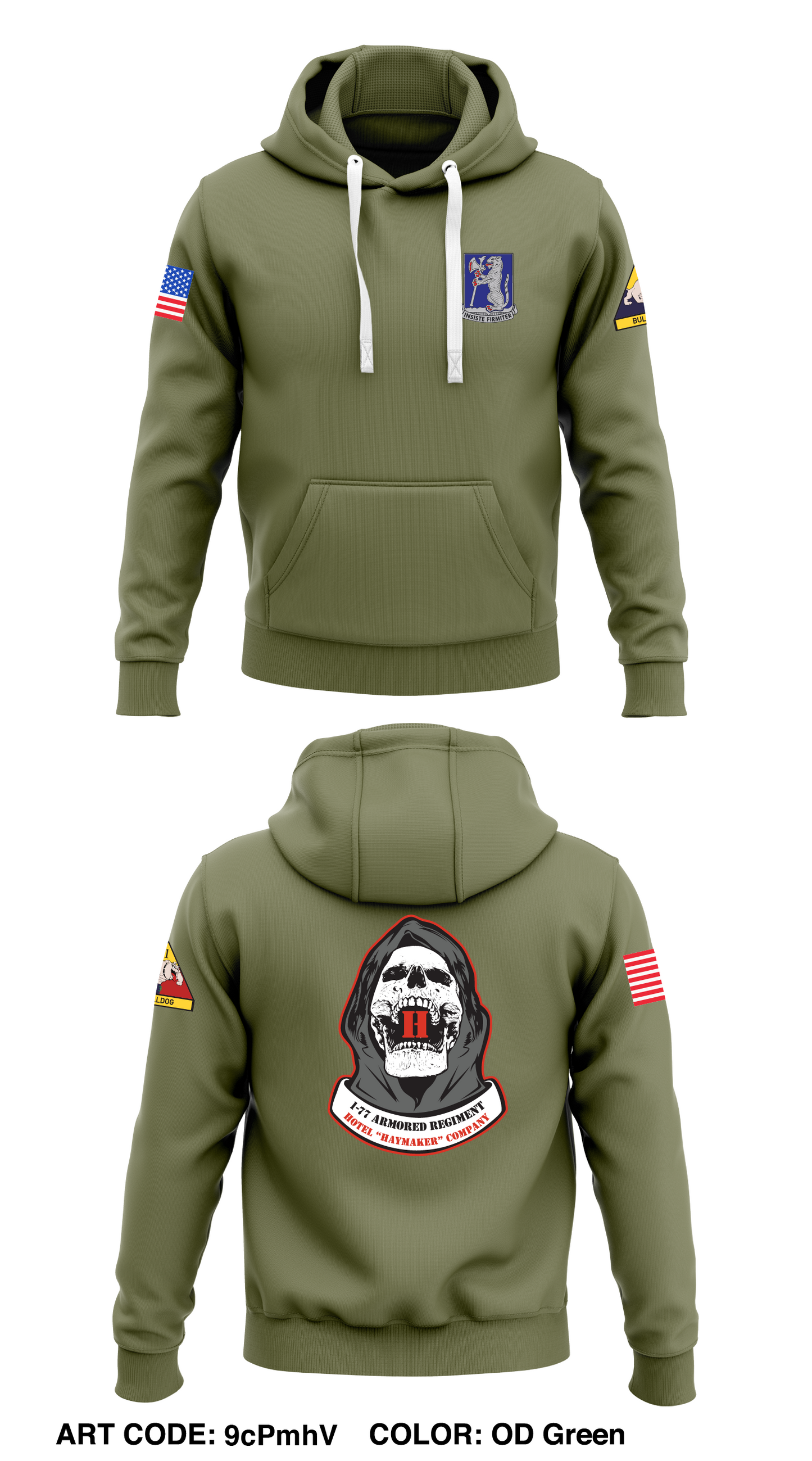 H Co, 1-77 AR Core Men's Hooded Performance Sweatshirt - 9cPmhV