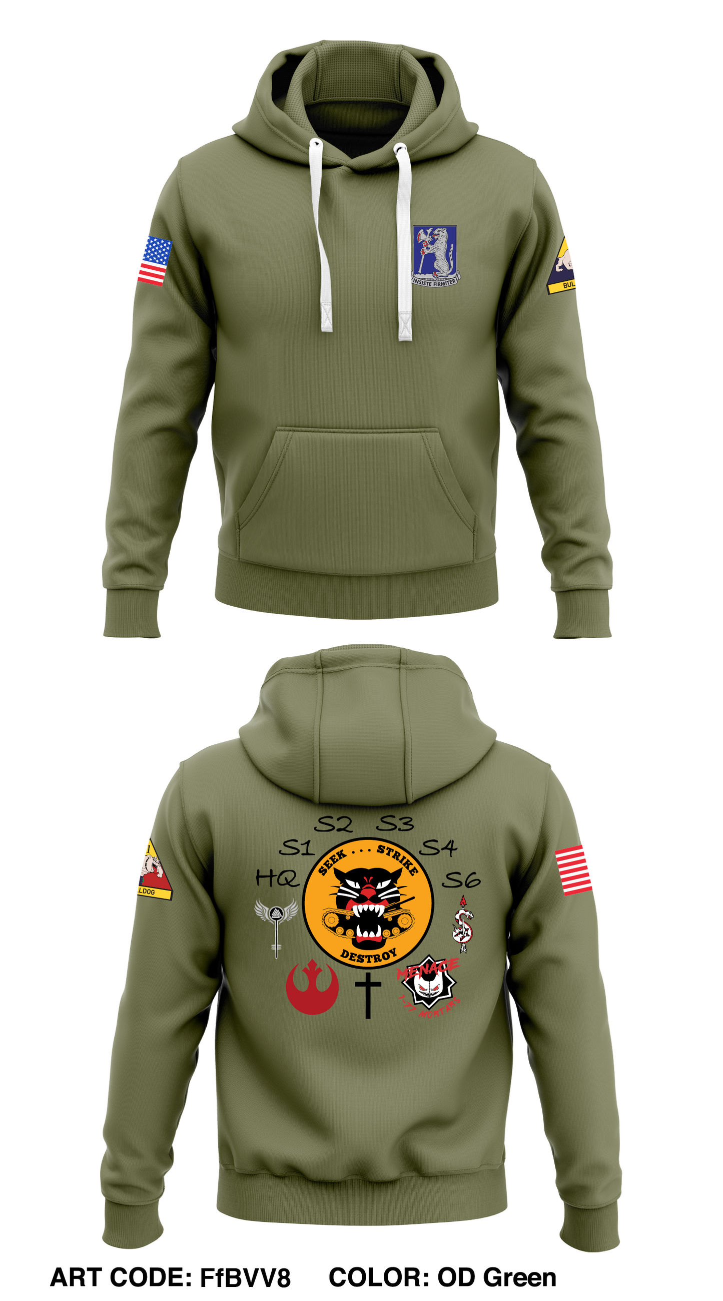 HHC, 1-77 AR Core Men's Hooded Performance Sweatshirt - FfBVV8