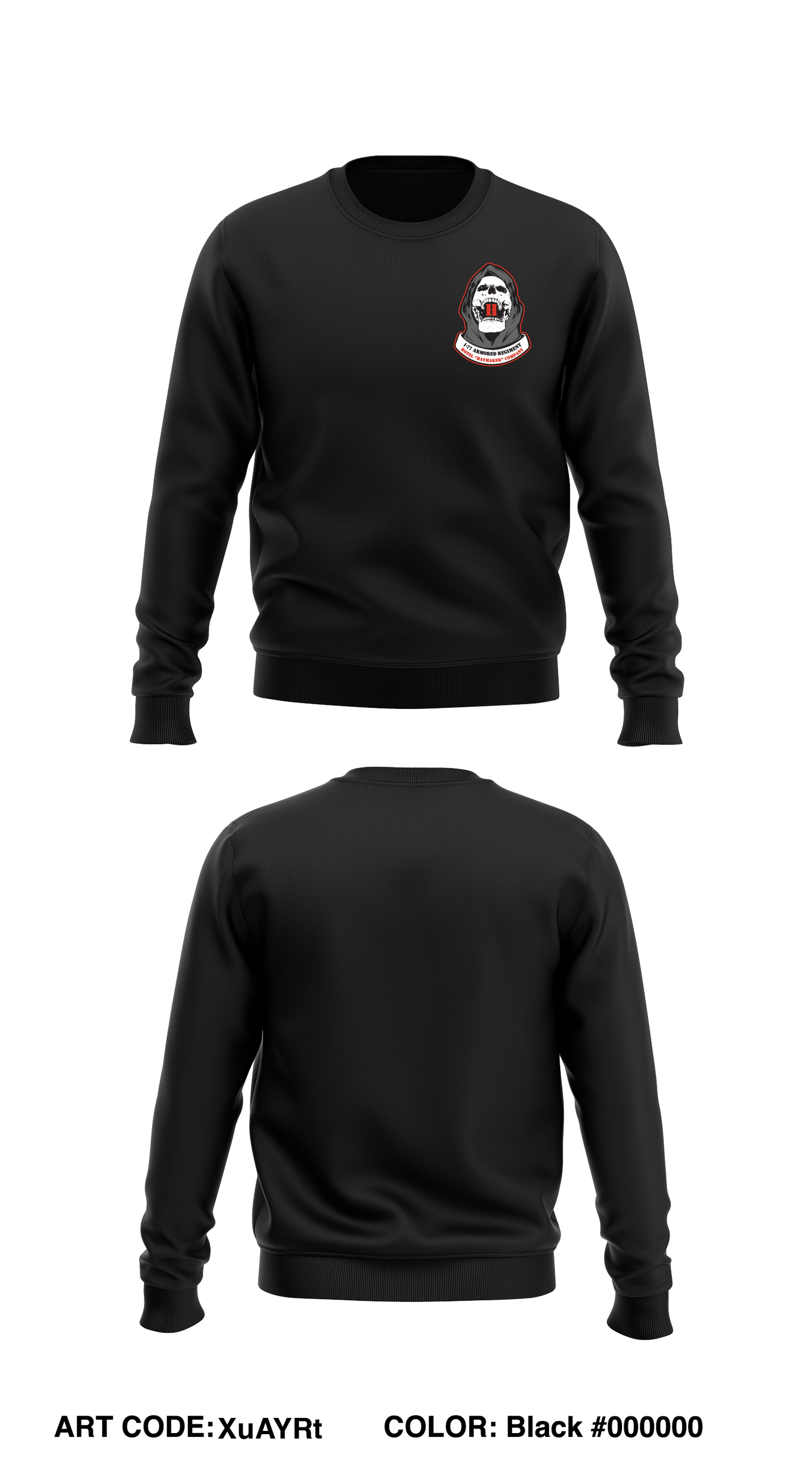 H Co, 1-77 AR Core Men's Crewneck Performance Sweatshirt - XuAYRt