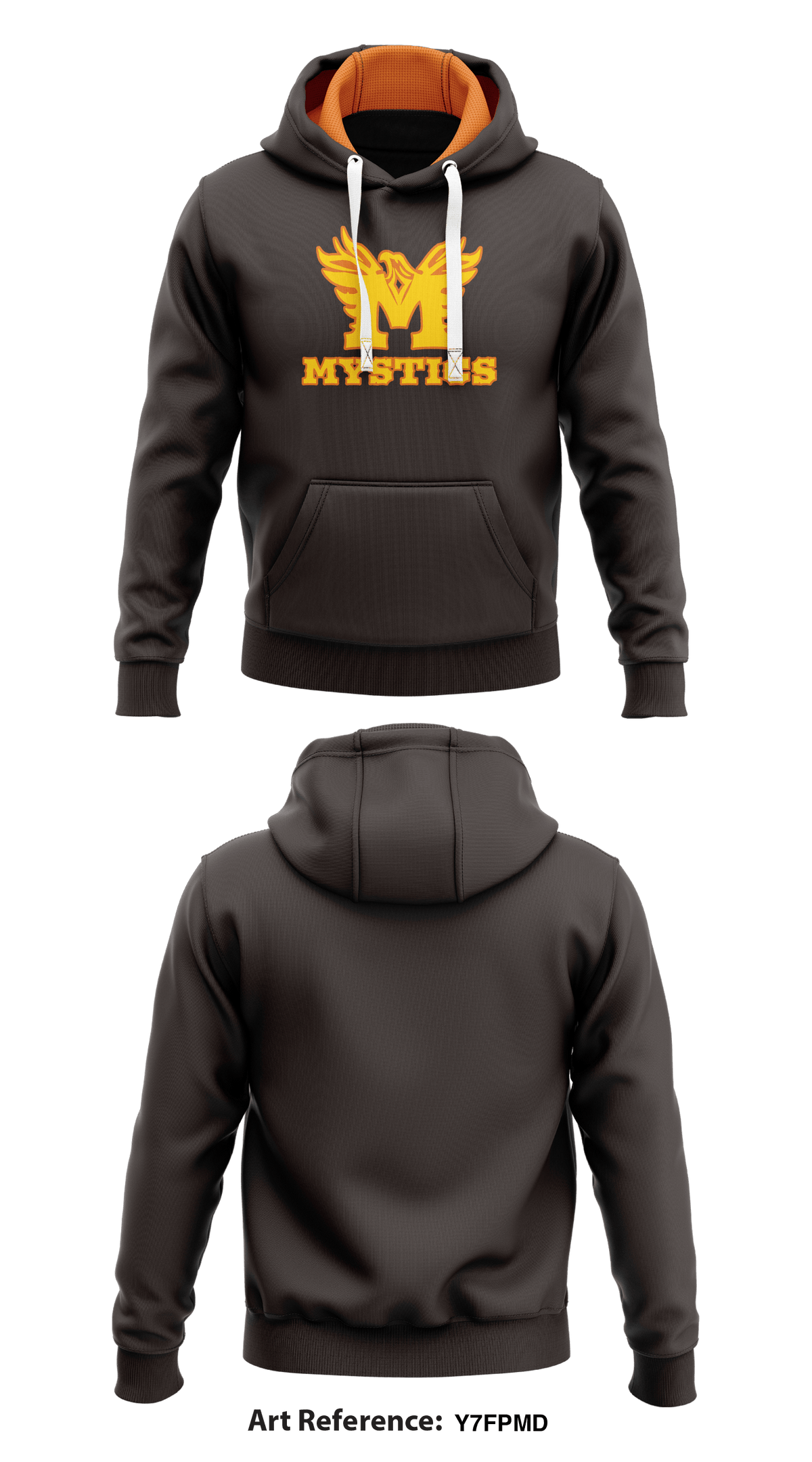 Monmouth Mystics Youth Amateur Sports Association Inc Store 1 Core Men's Hooded Performance Sweatshirt - Y7fpMD