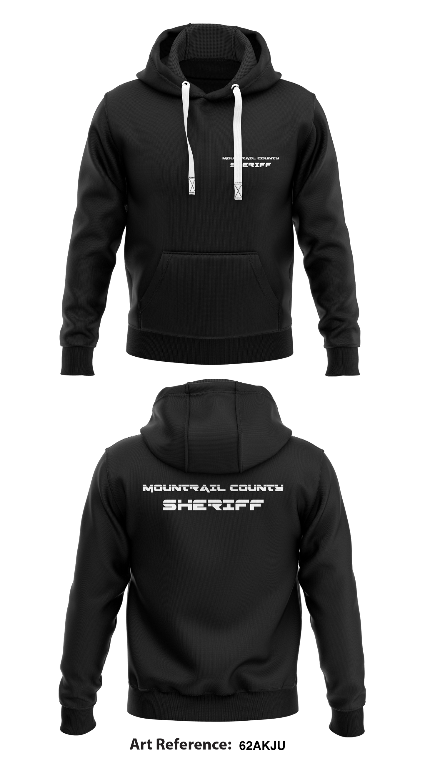 Mountrail County Sheriff Store 1 Core Men's Hooded Performance Sweatshirt - 62akJU