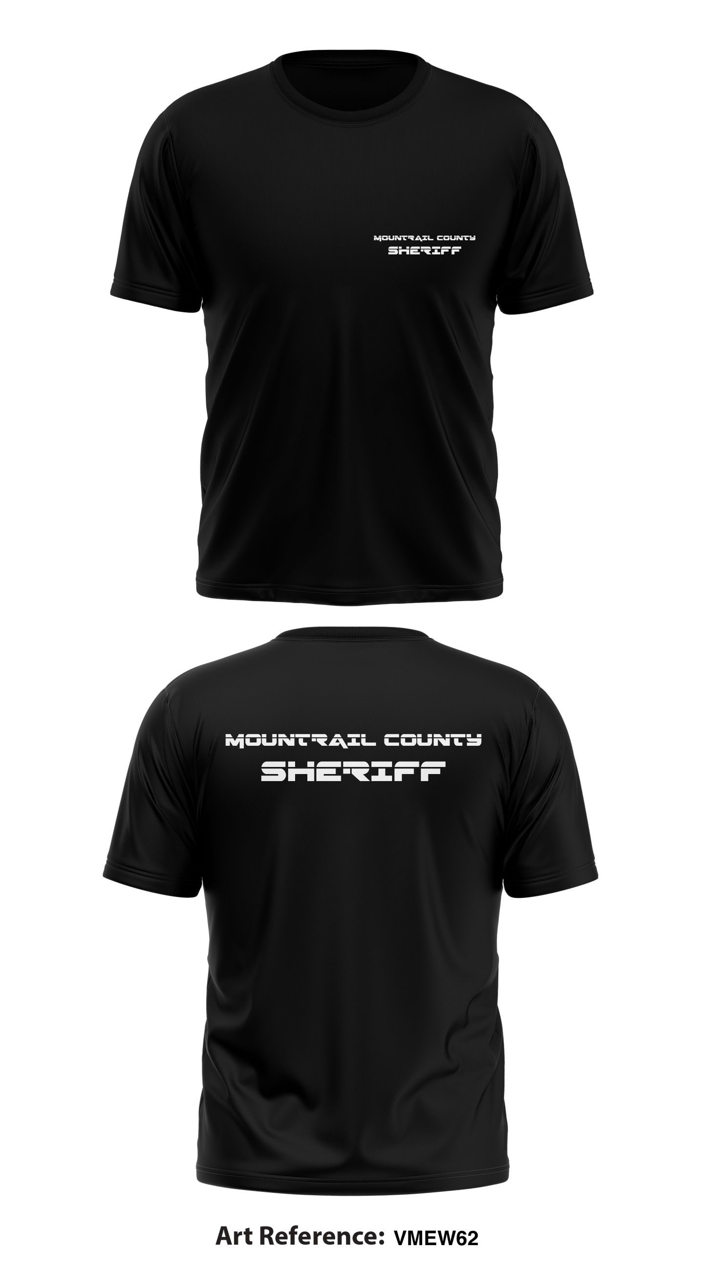 Mountrail County Sheriff Store 1 Core Men's SS Performance Tee - WXXbGJ