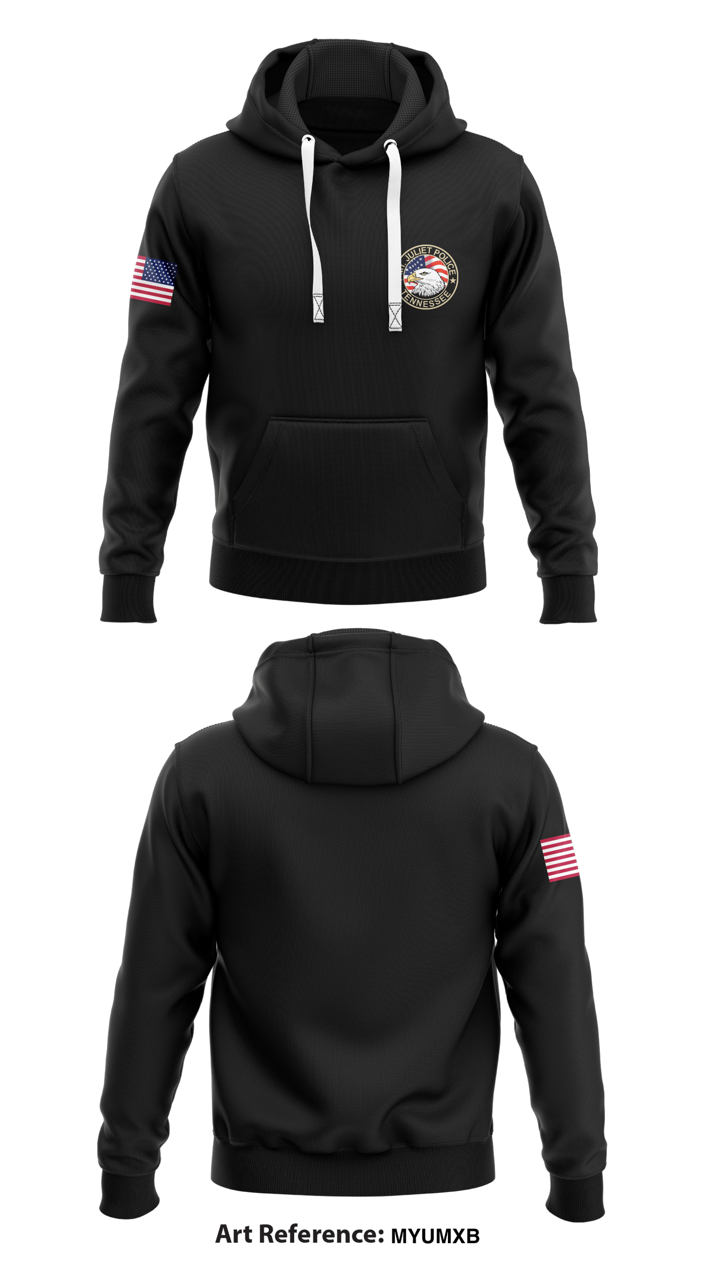 Mt. Juliet Police Department Store 1 Core Men's Hooded Performance Sweatshirt - MYumxb
