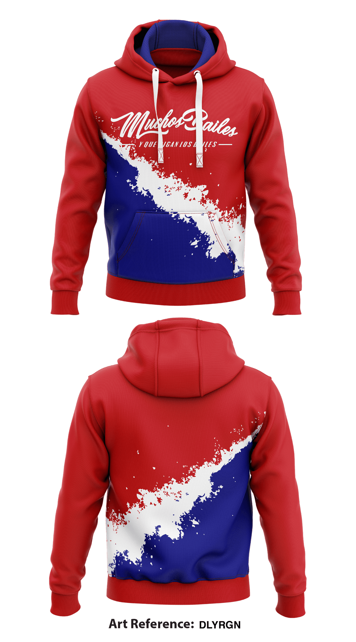 Muchos Bailes Store 1 Core Men's Hooded Performance Sweatshirt - DLYrGN