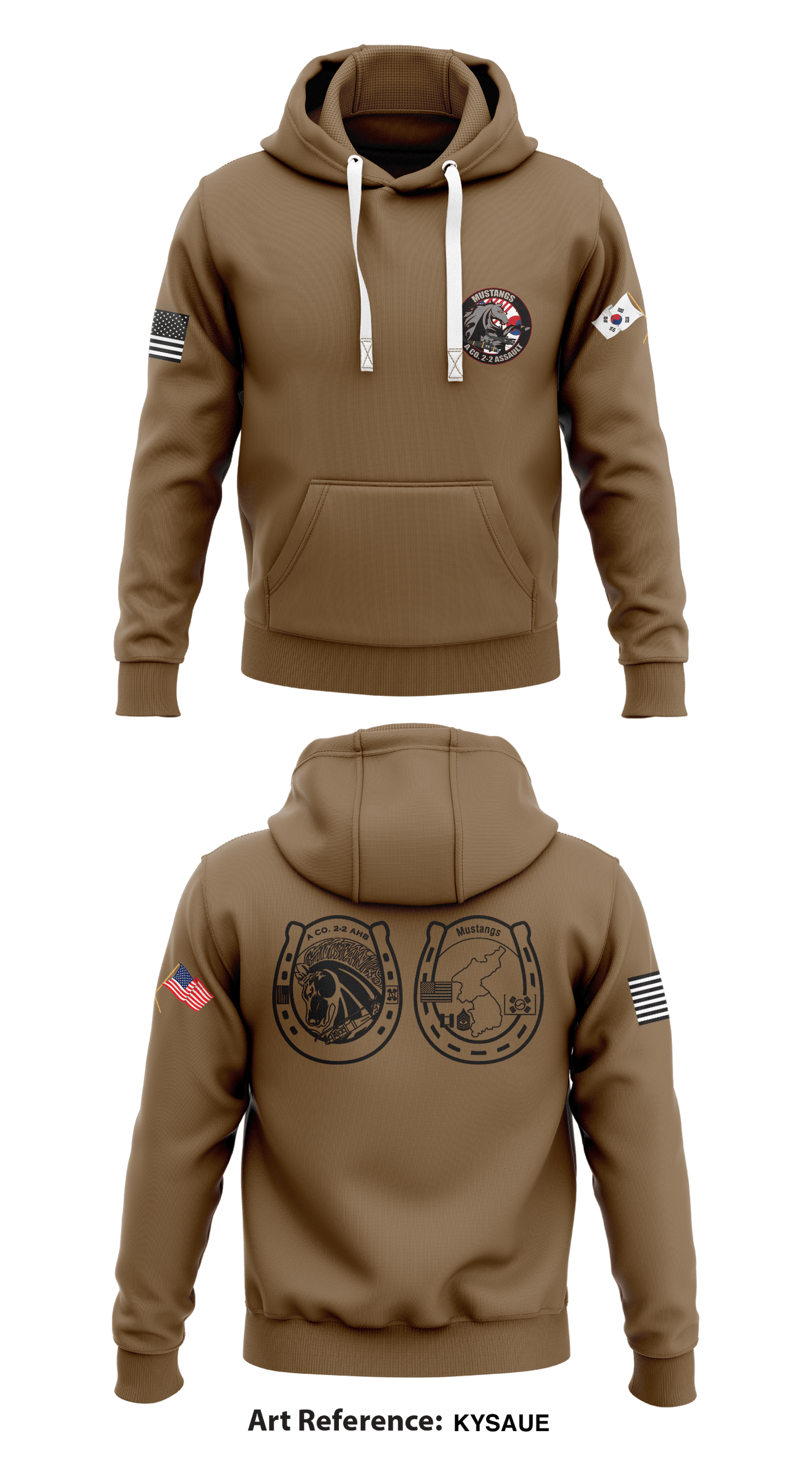 Mustangs4 Core Men's Hooded Performance Sweatshirt - kYsaue