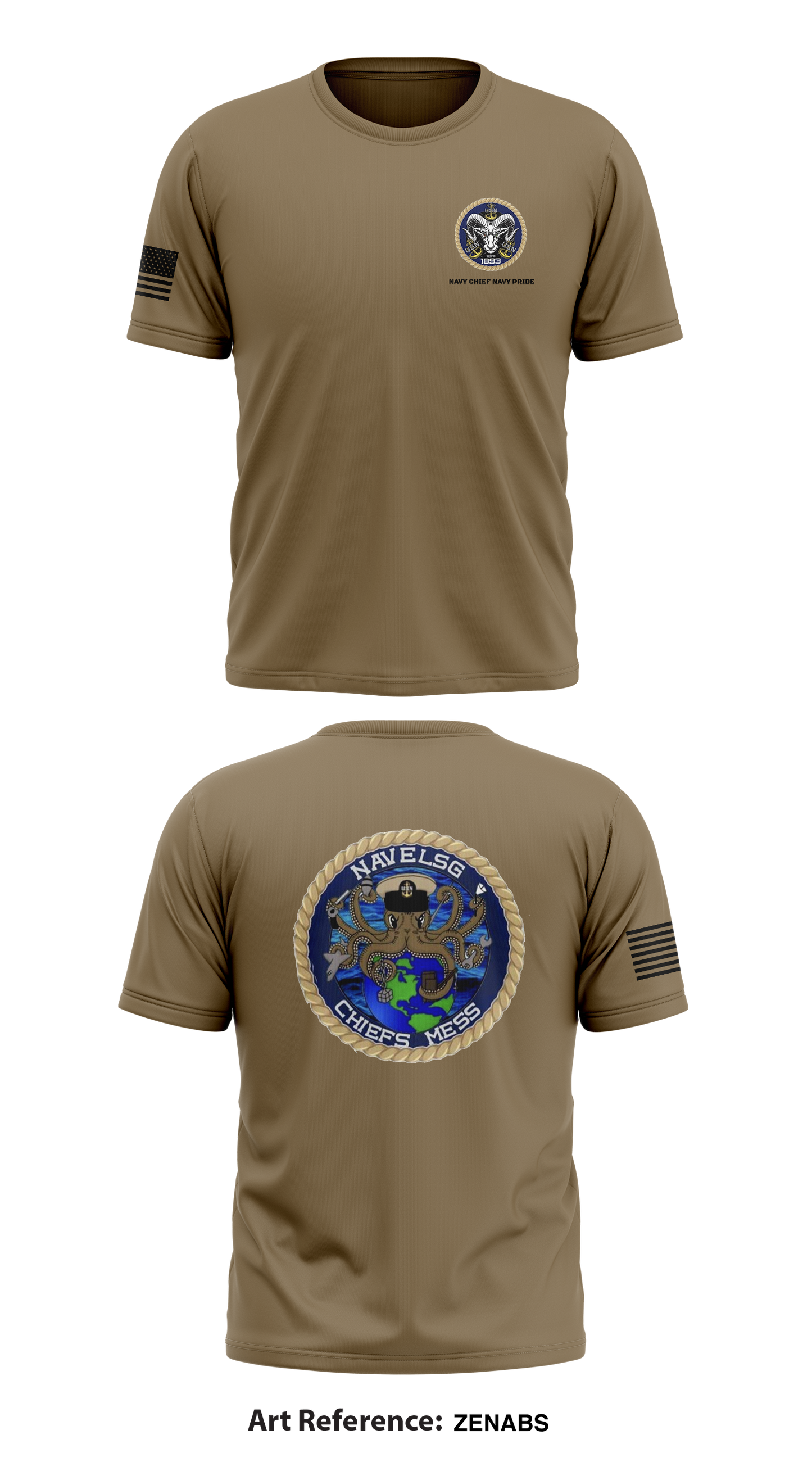 NAVELSG CPOA Store 1 Core Men's SS Performance Tee - ZenABs