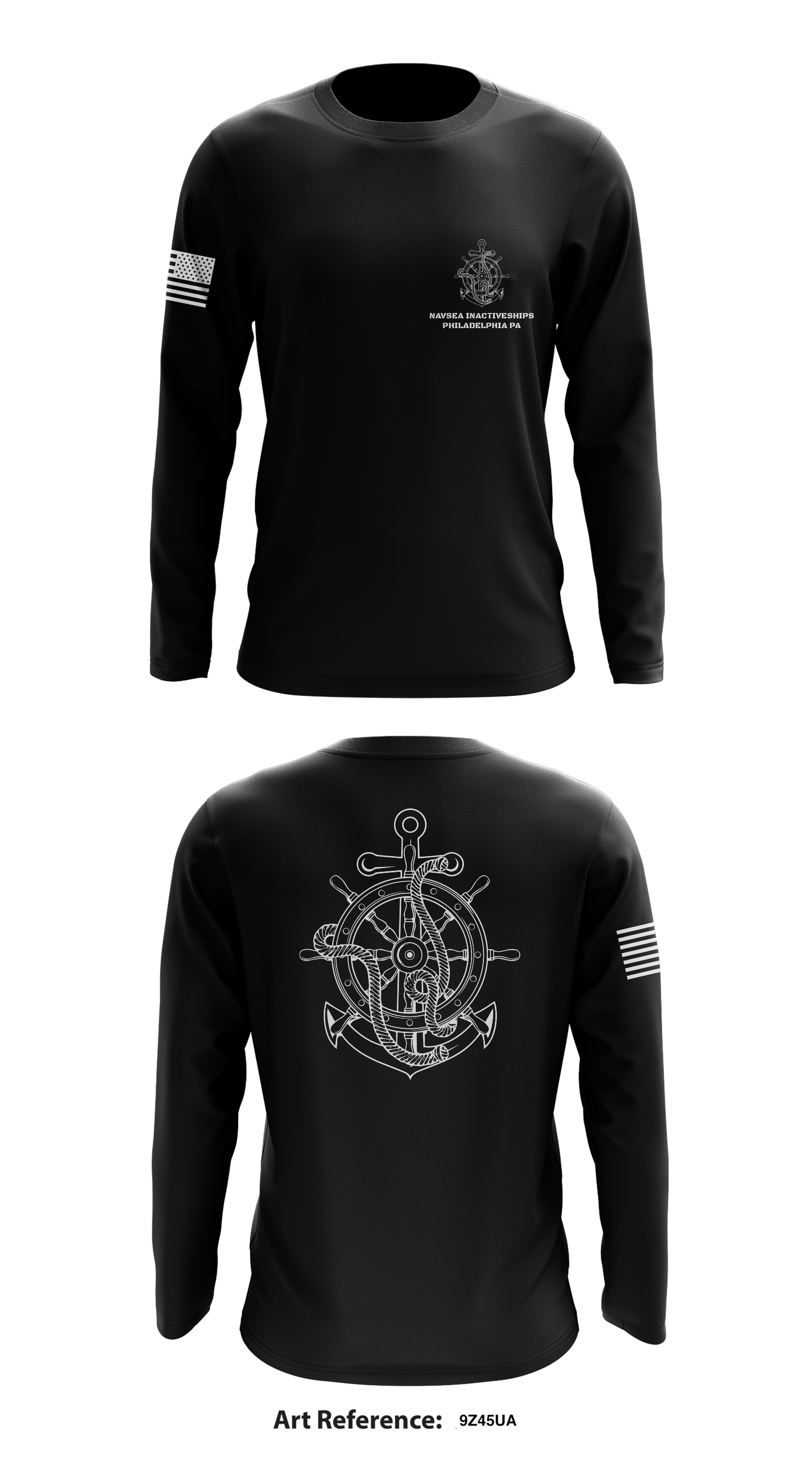 NAVSEA INACTIVESHIPS PHILADELPHIA PA Store 1 Core Men's LS Performance Tee - 9z45UA