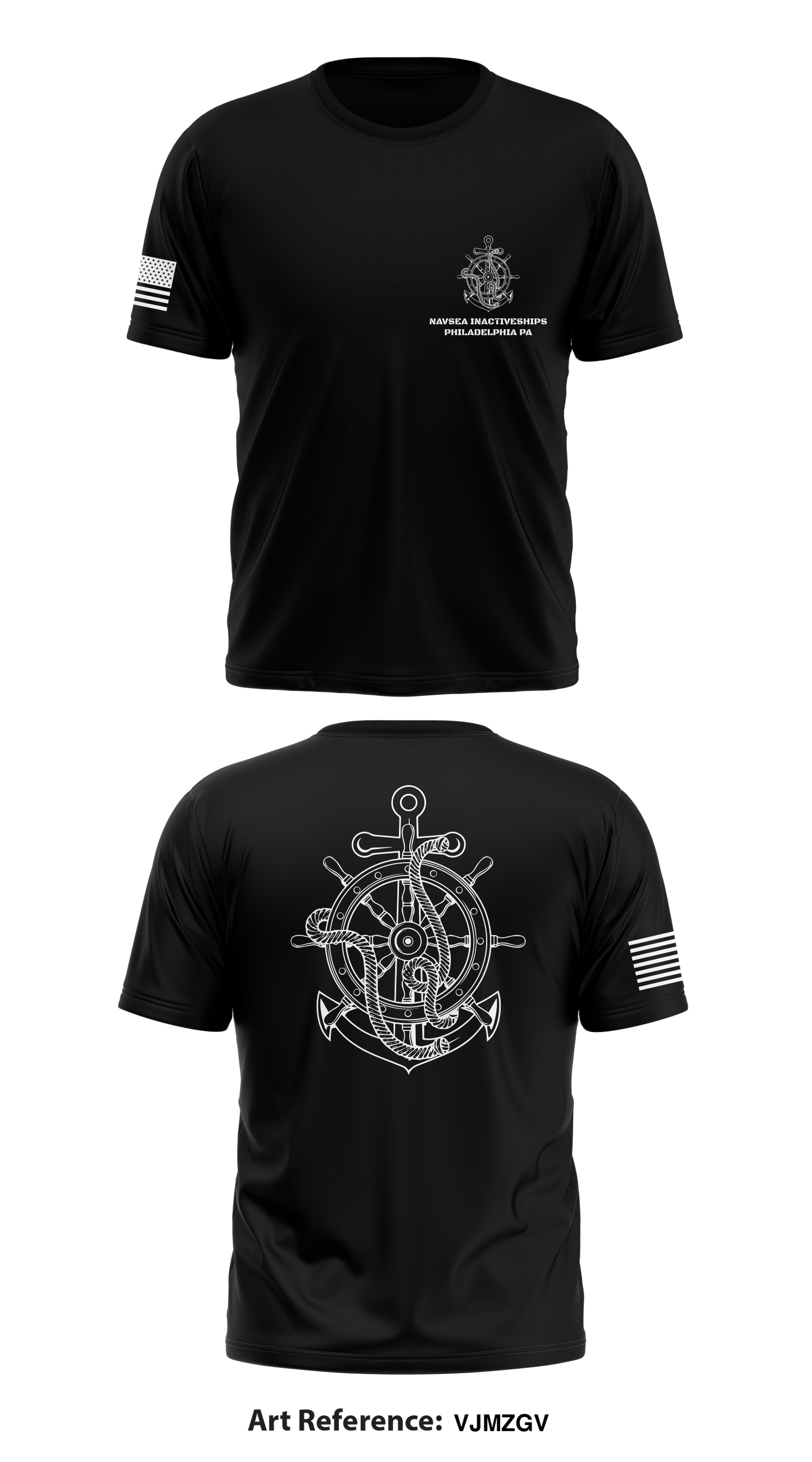 NAVSEA INACTIVESHIPS PHILADELPHIA PA Store 1 Core Men's SS Performance Tee - vJMZGV