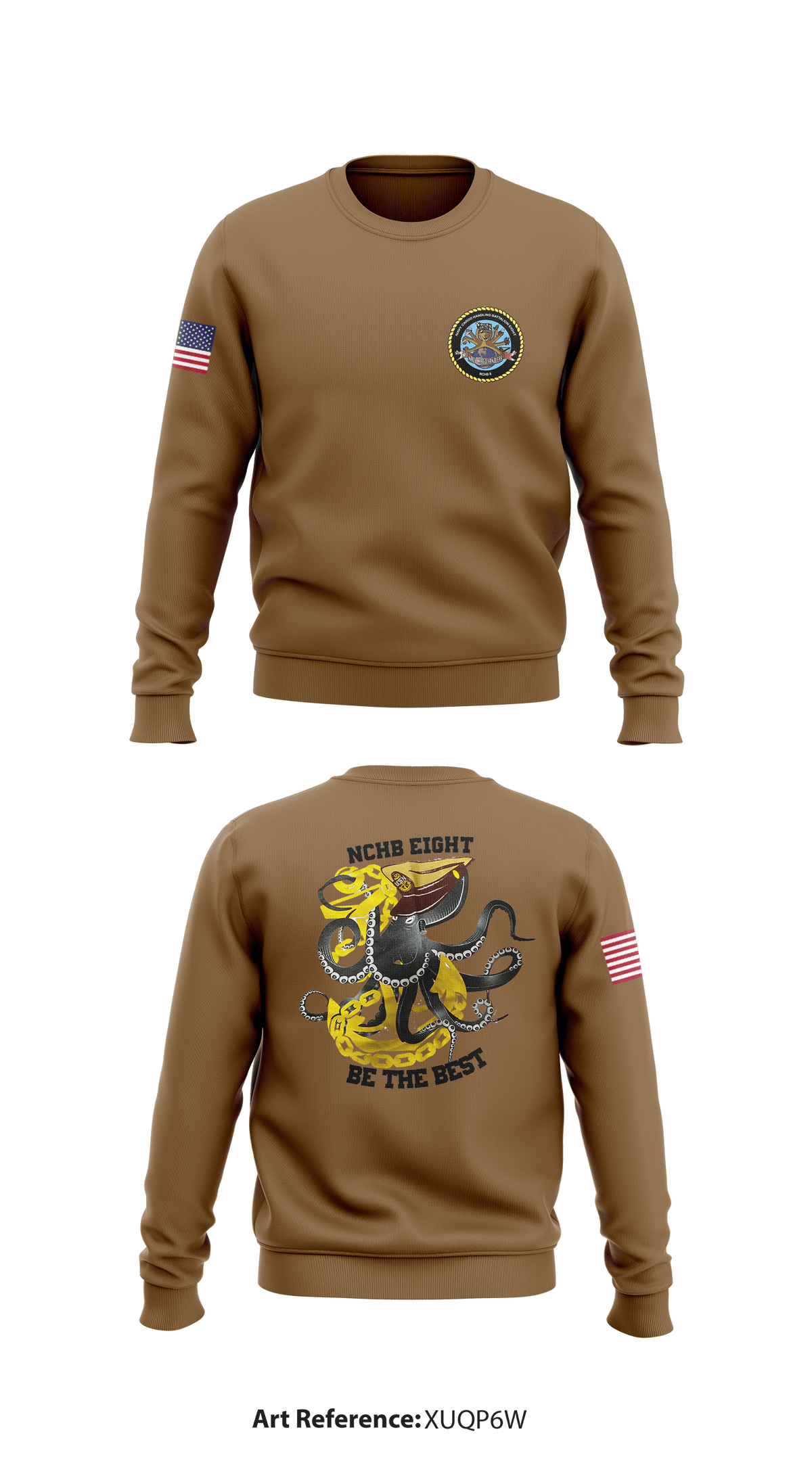 NCHB 8 Store 1 Core Men's Crewneck Performance Sweatshirt - XUqP6W