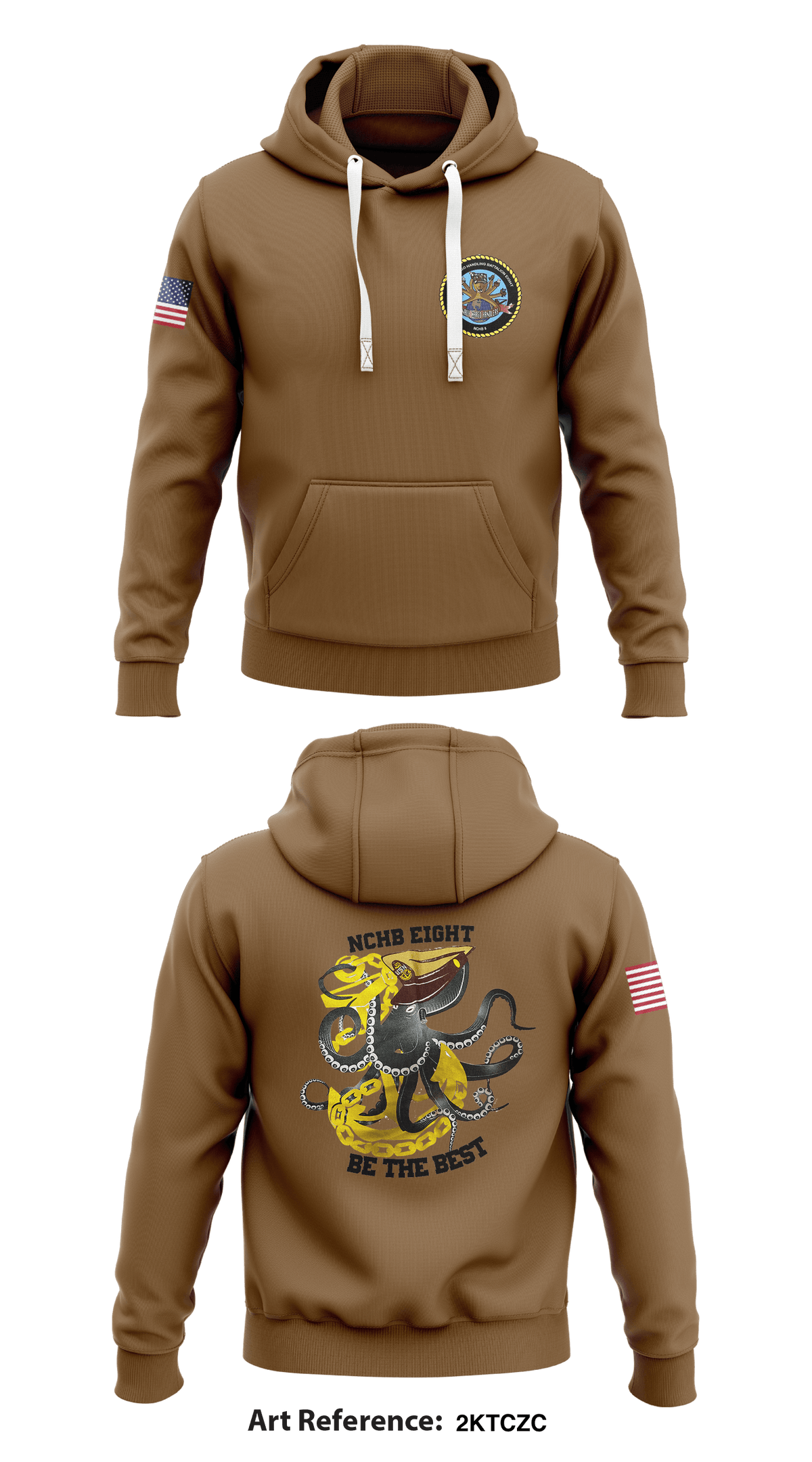 NCHB 8 Store 1 Core Men's Hooded Performance Sweatshirt - 2kTczC