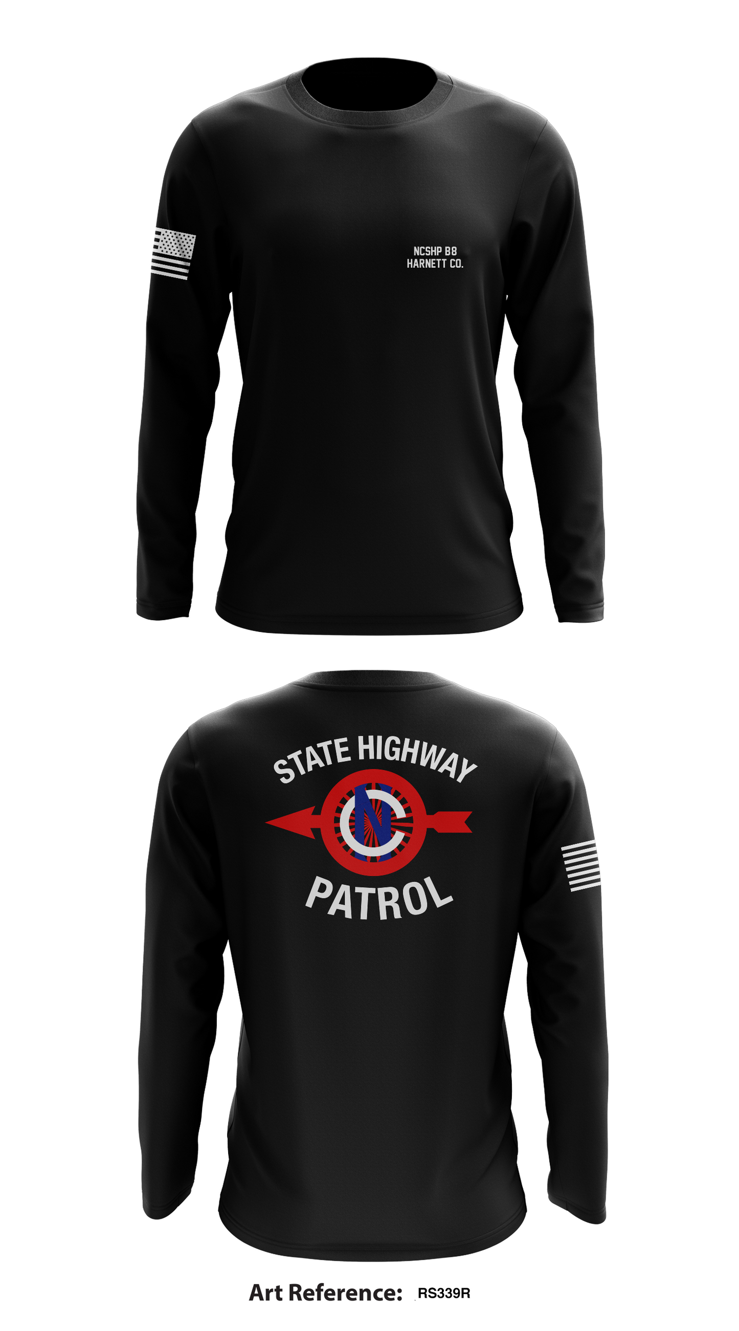 NCSHP B/8 Harnett Co. Store 1 Core Men's LS Performance Tee - Rs339R