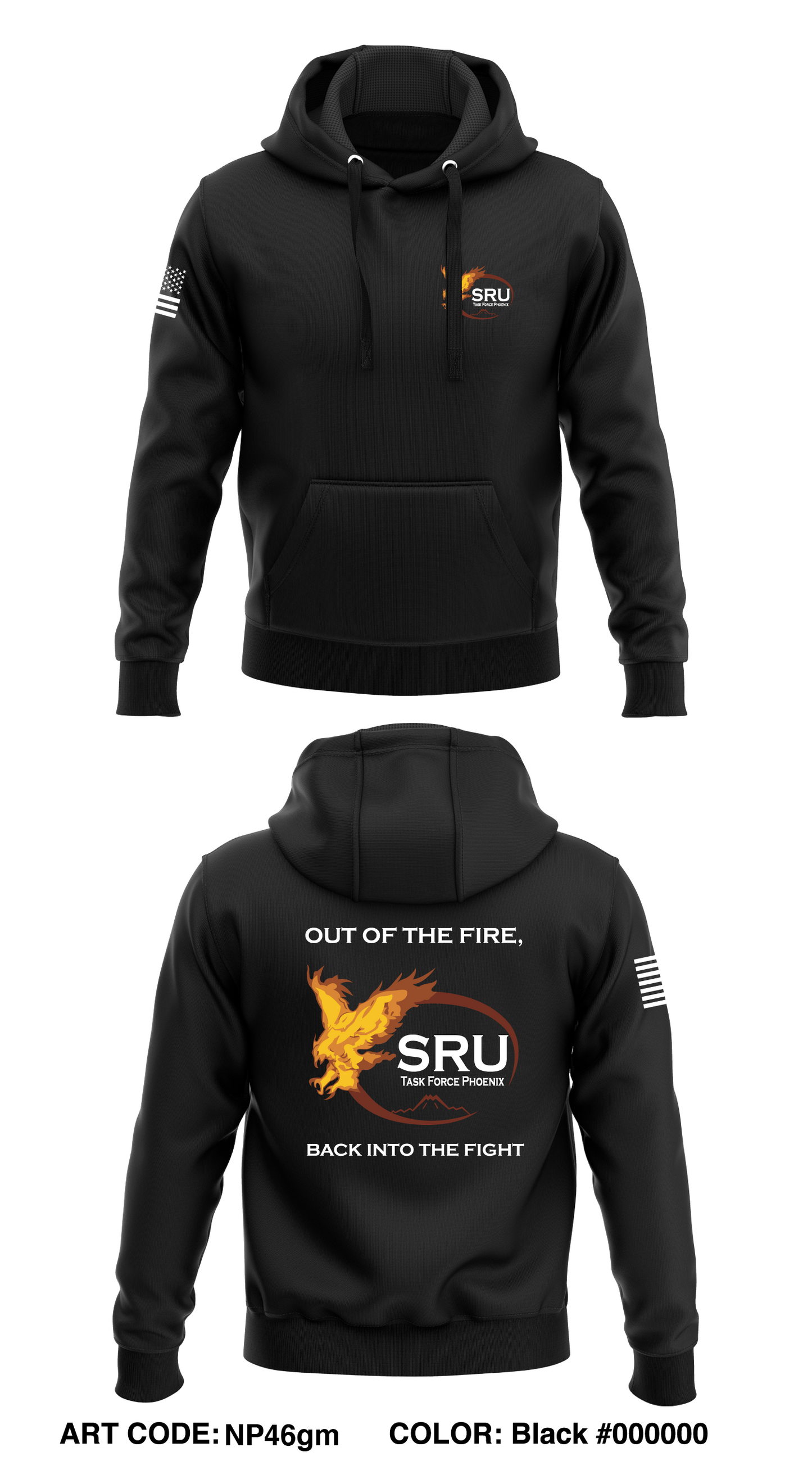 Soldier Recovery Unit, MAMC Core Men's Hooded Performance Sweatshirt - NP46gm