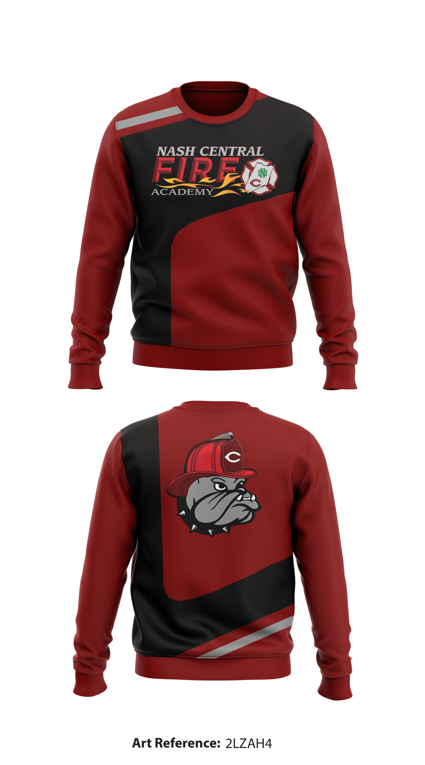 Nash Central Fire Academy Core Men's Crewneck Performance Sweatshirt - 2LzAH4