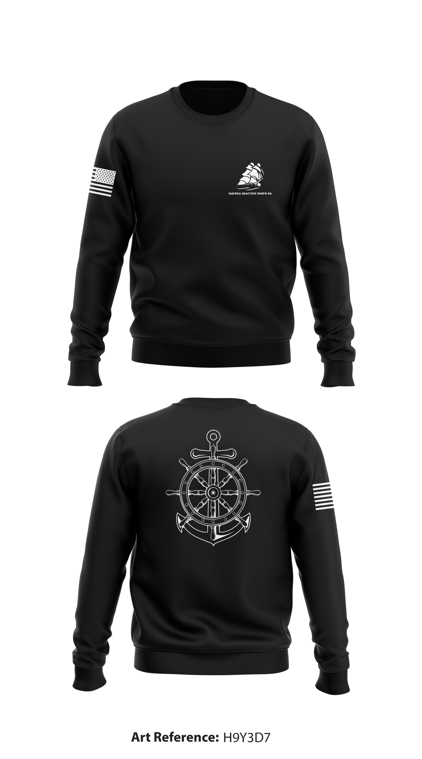 Inactive Ships PA Core Men's Crewneck Performance Sweatshirt - h9y3D7