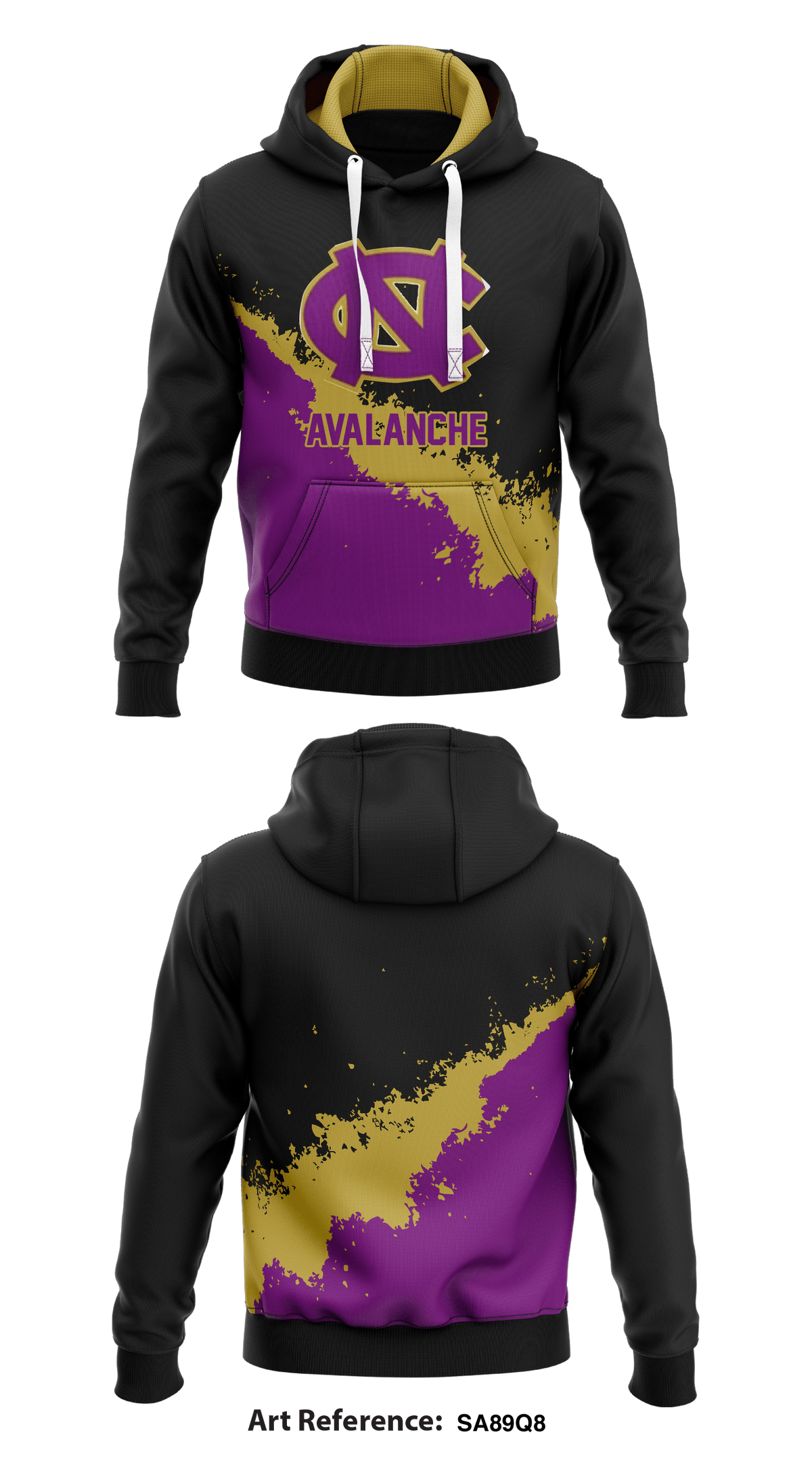 Nebraska city avalanche Store 1 Core Men's Hooded Performance Sweatshirt - pqx9Pw