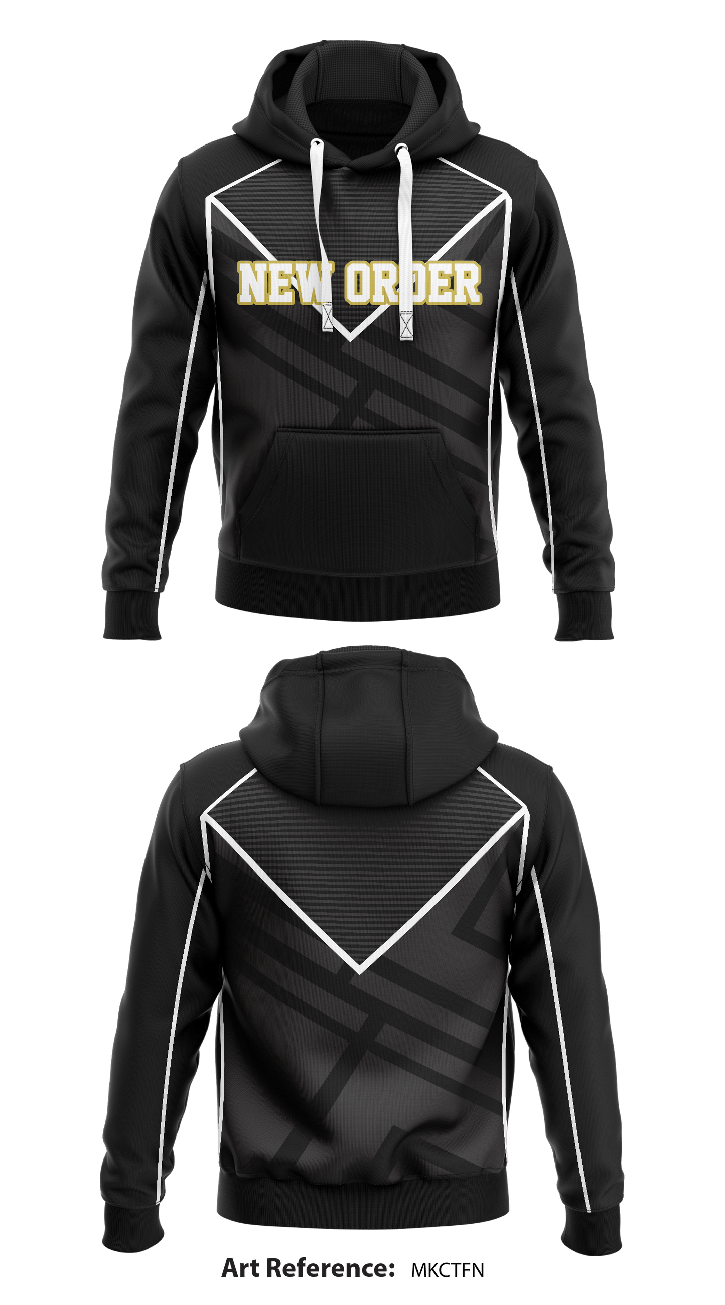 New Order Store 1 Core Men's Hooded Performance Sweatshirt - MKCtfN