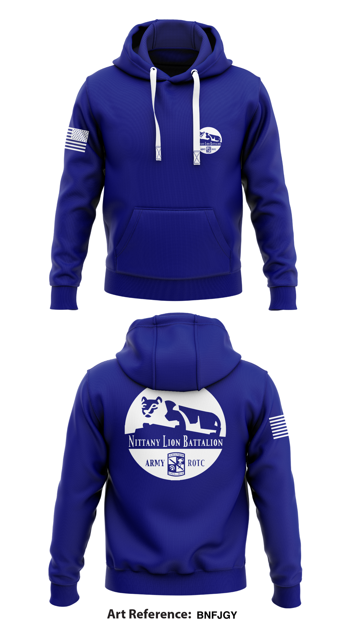 Nittany Lion Battalion Store 1 Core Men's Hooded Performance Sweatshirt - BNFJgy