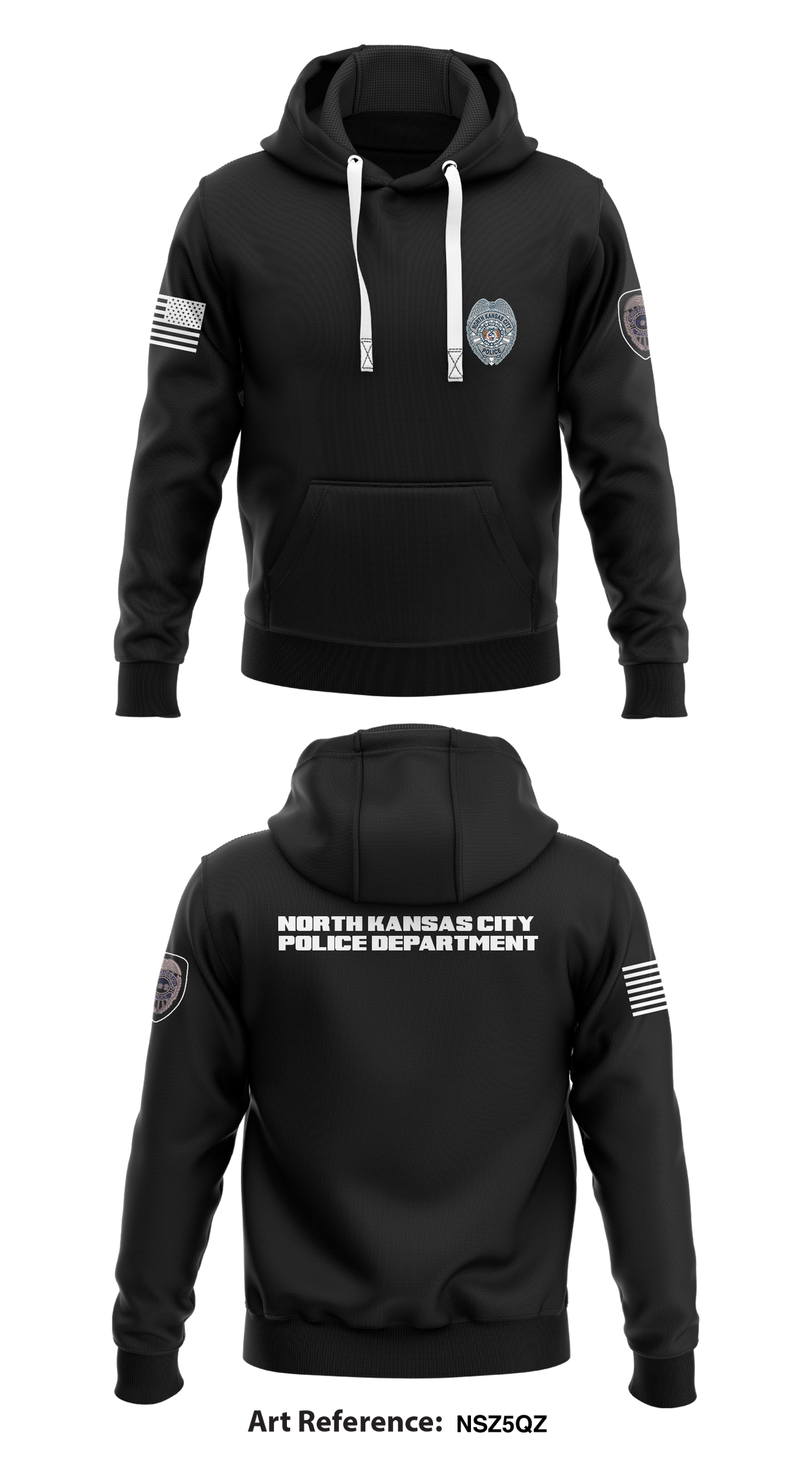 North Kansas City Police Department Store 1 Core Men's Hooded Performance Sweatshirt - NsZ5QZ