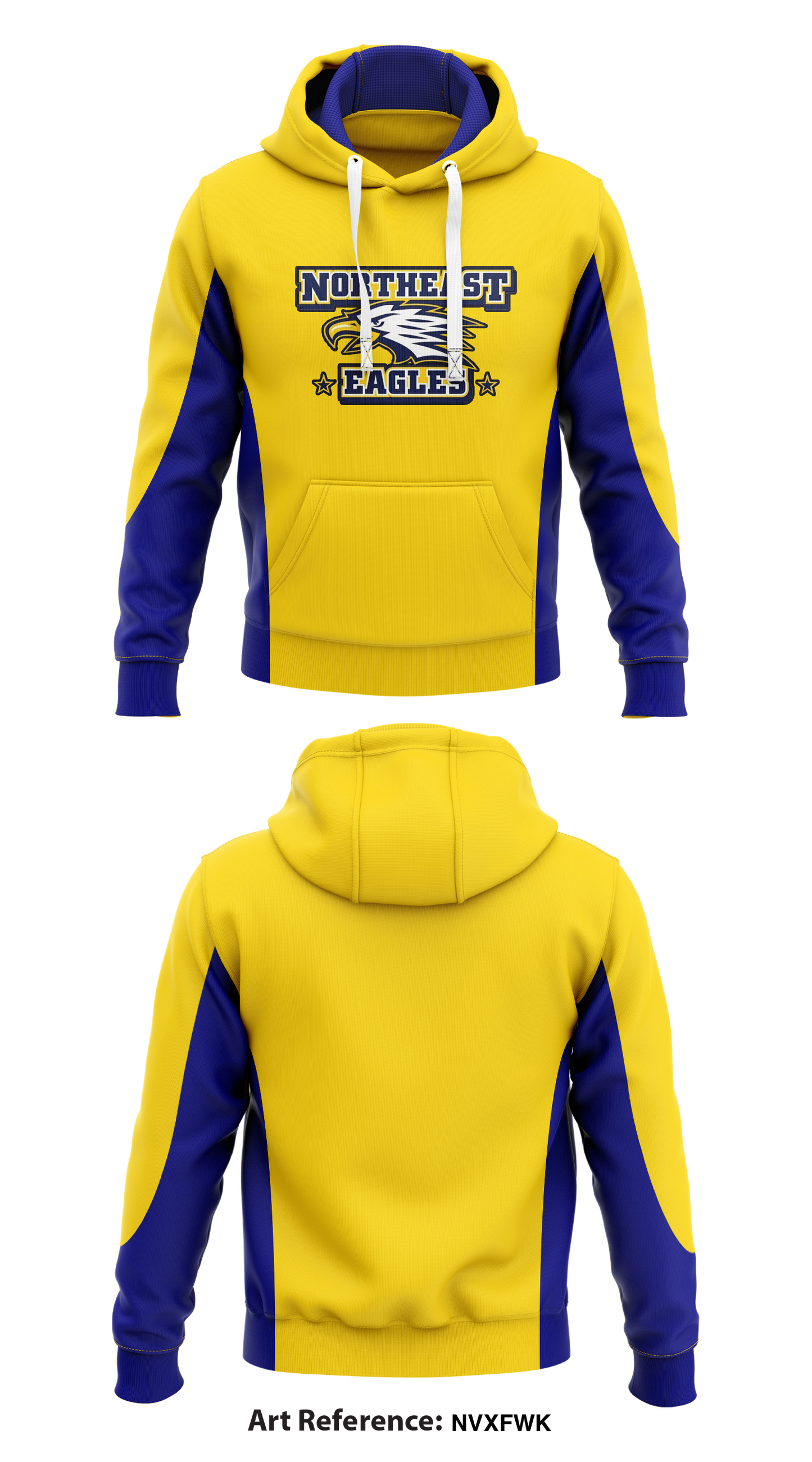 Northeast High School Store 1 Core Men's Hooded Performance Sweatshirt - nvxfWK