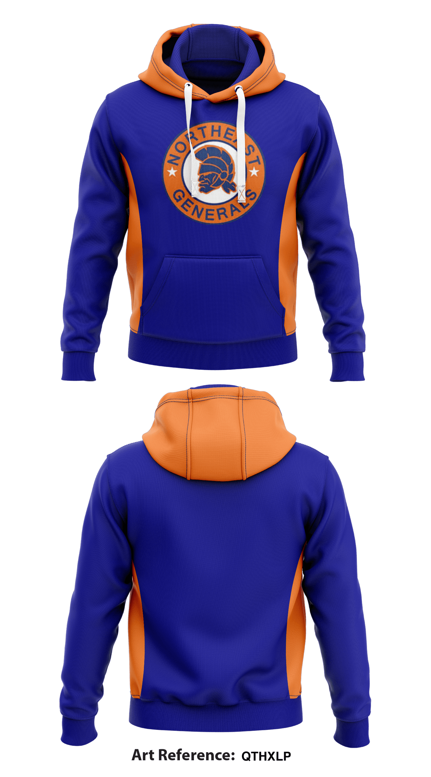 Northeast Generals Store 1 Core Men's Hooded Performance Sweatshirt - qtHxLP