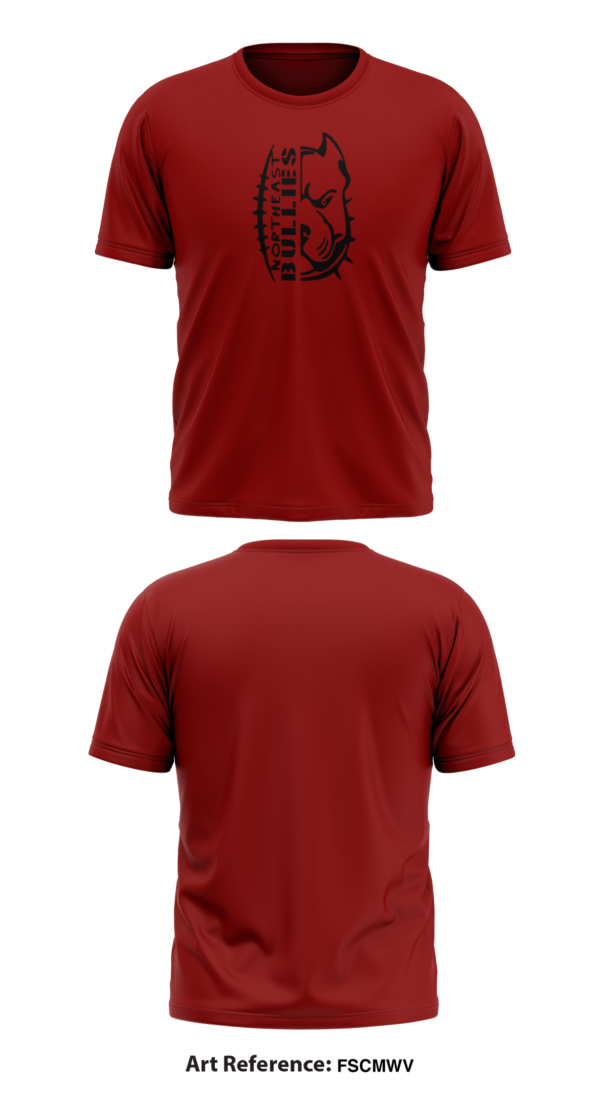 Northeast Bullies Store 1 Core Men's SS Performance Tee - FSCmWv