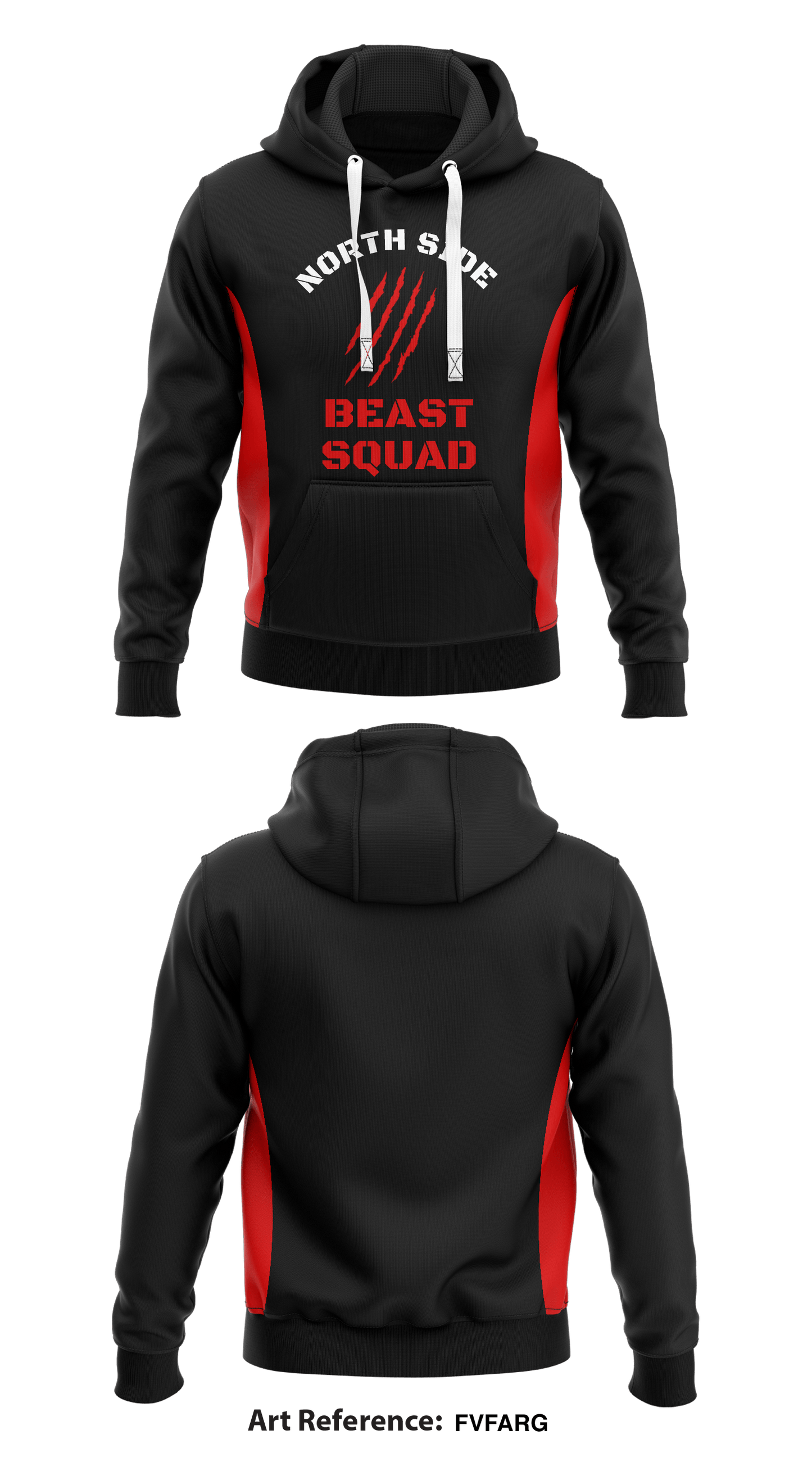 Northside Beast Squad Store 1 Core Men's Hooded Performance Sweatshirt - FVFArG