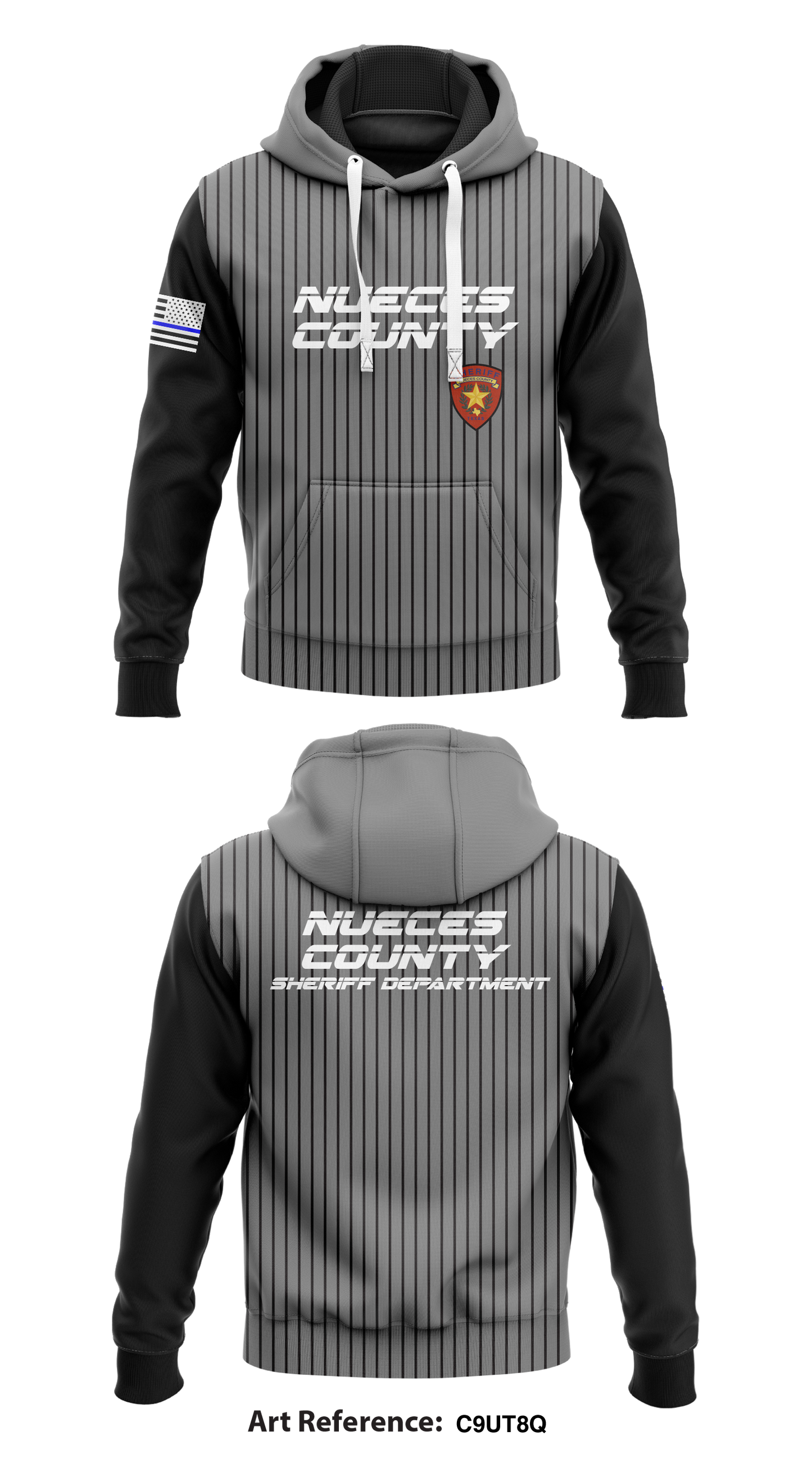 Nueces county sheriff department Store 1 Core Men's Hooded Performance Sweatshirt - c9uT8Q