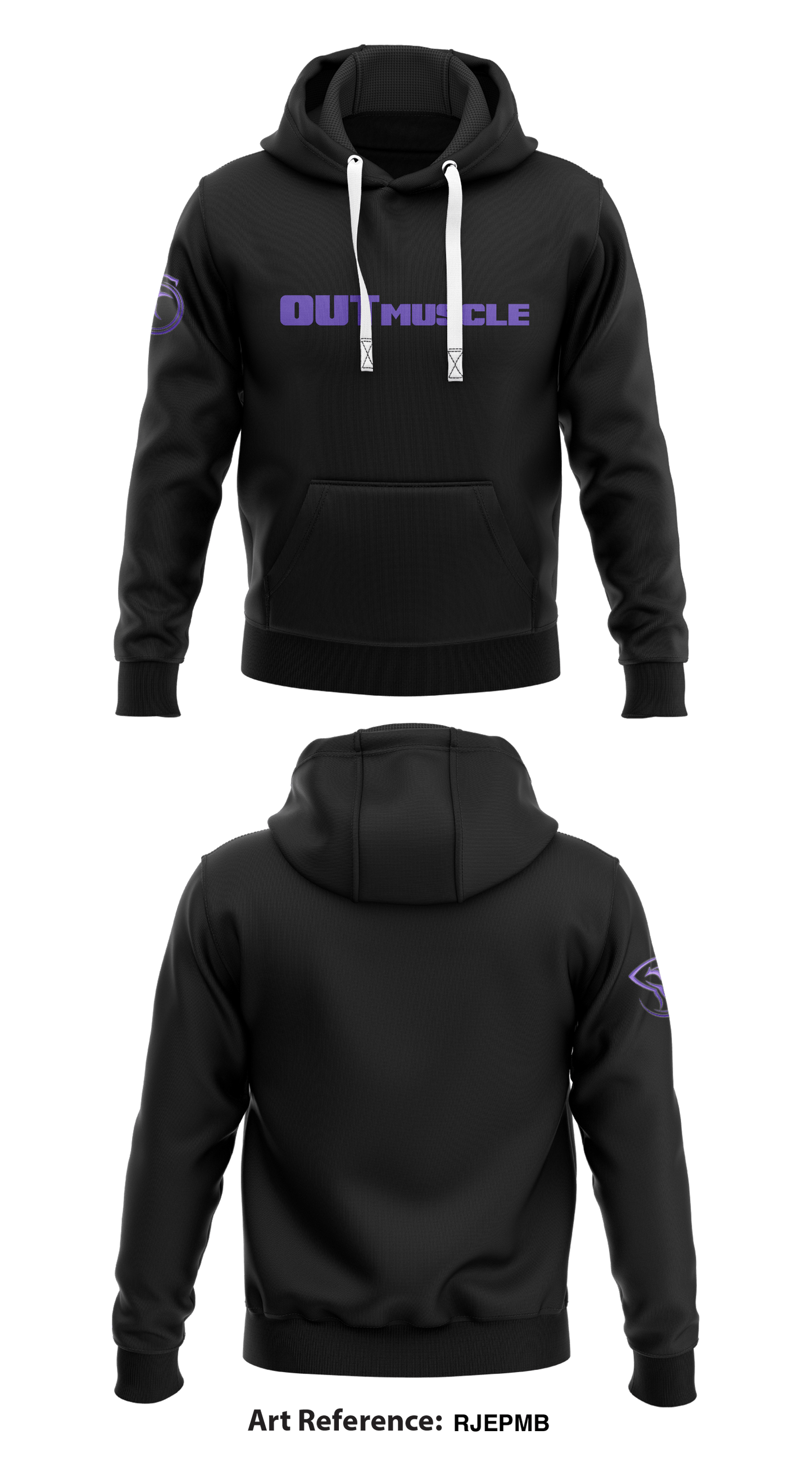 OUTmuscle Store 1 Core Men's Hooded Performance Sweatshirt - RjEpMb