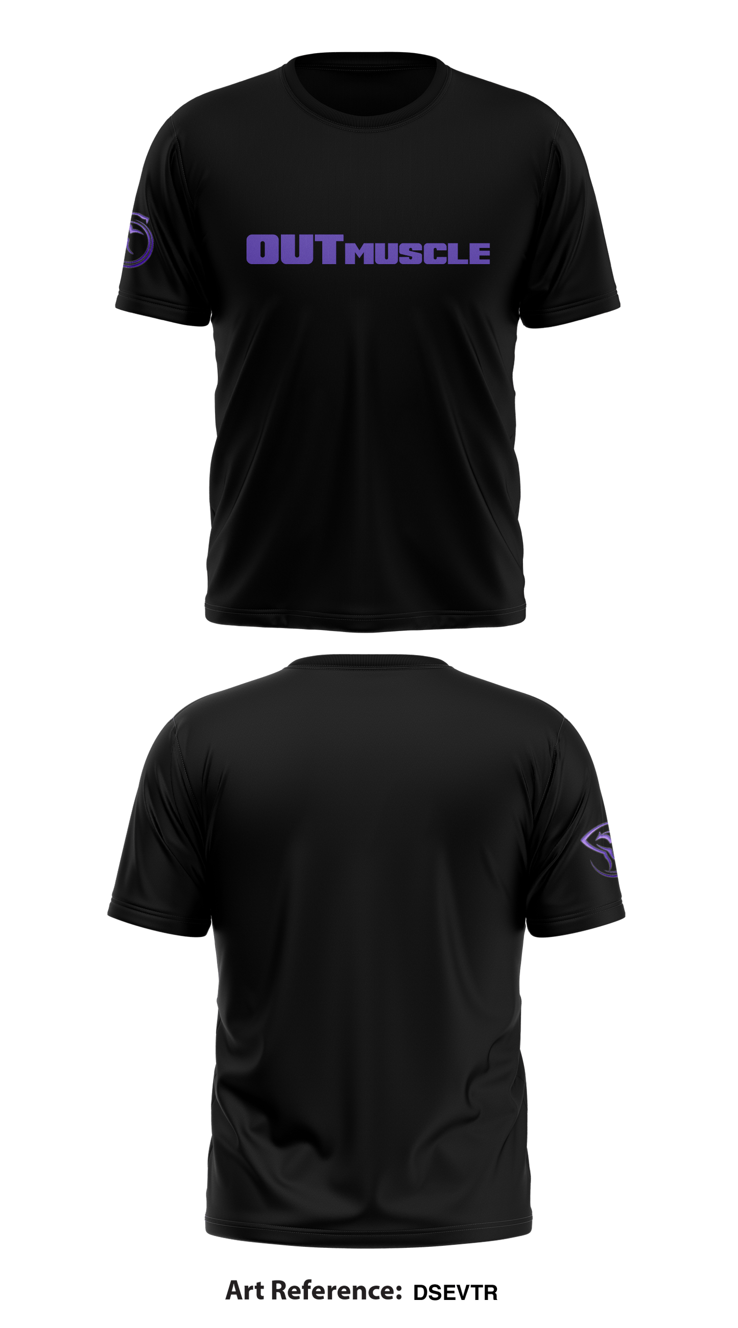 OUTmuscle Store 1 Core Men's SS Performance Tee - dSevTr
