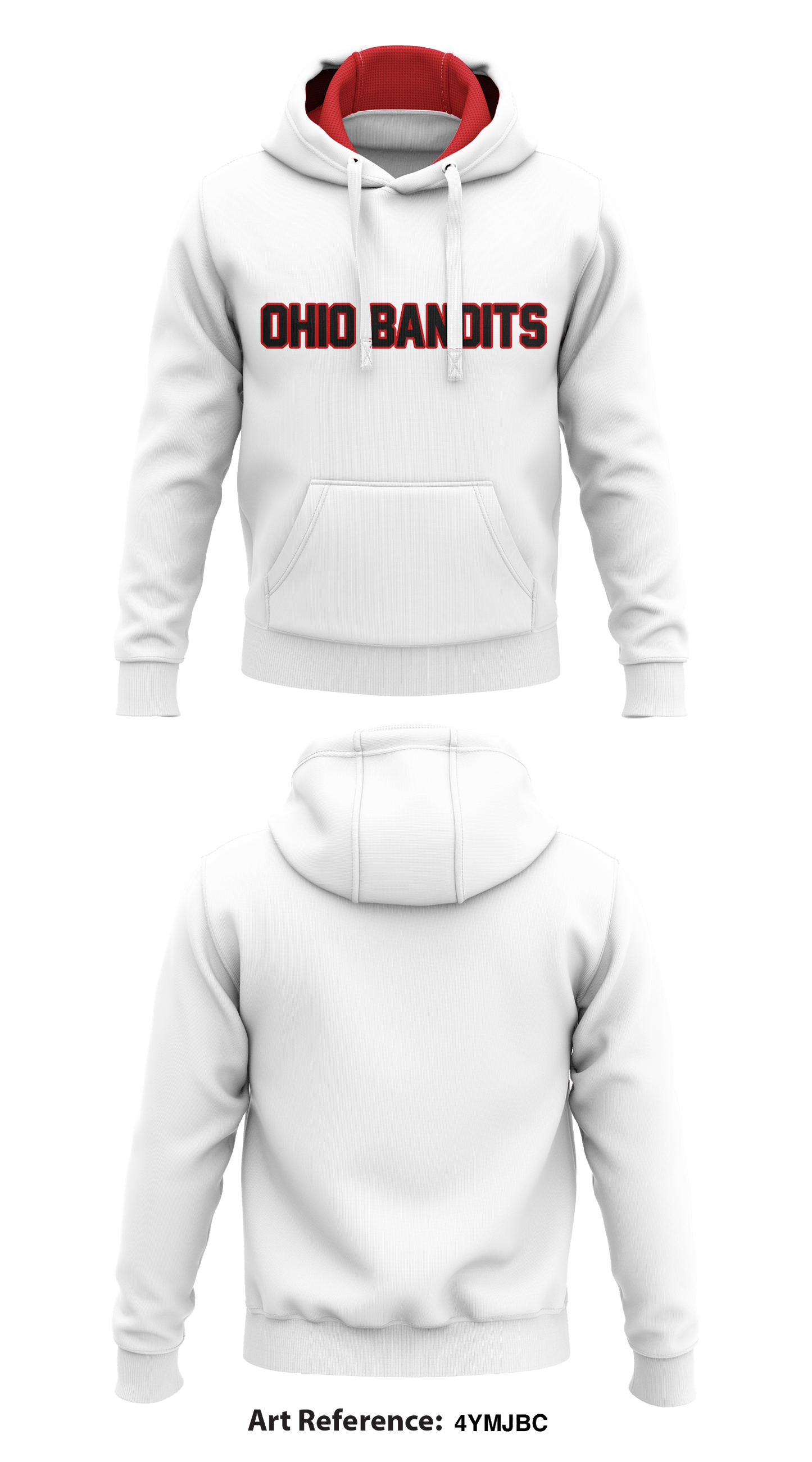Ohio Bandits Store 2 Core Men's Hooded Performance Sweatshirt - 4ymjBC