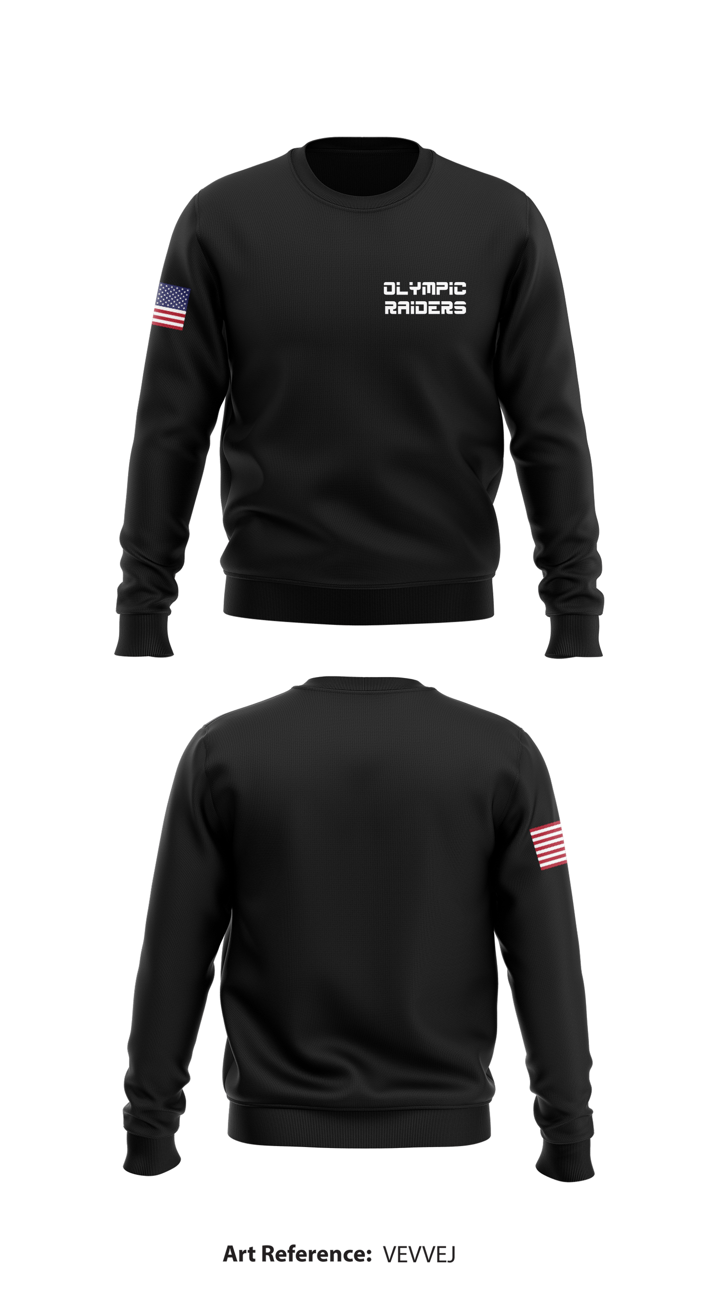 Olympic Raiders Store 1 Core Men's Crewneck Performance Sweatshirt - vEvveJ
