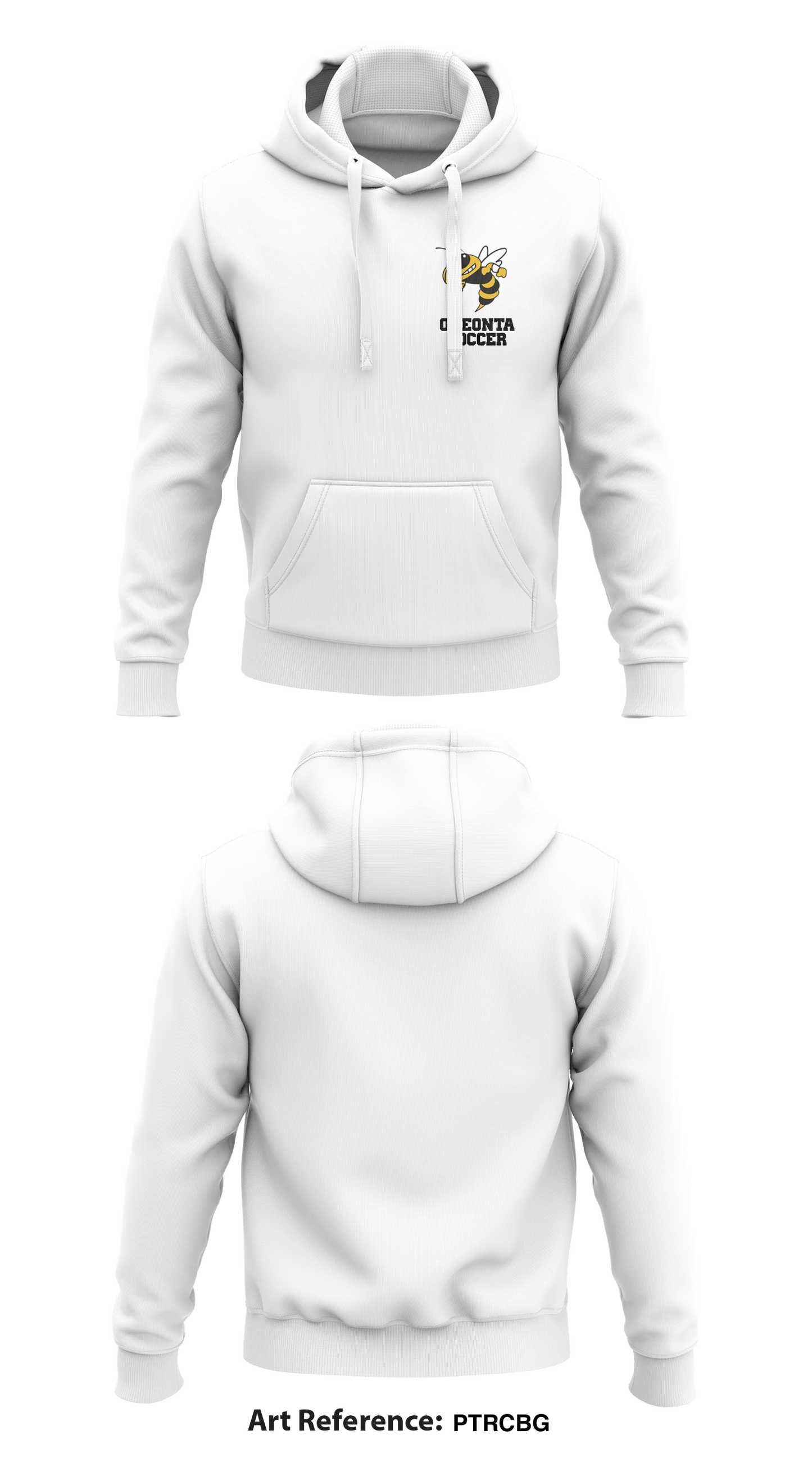 Oneonta Soccer1 Core Men's Hooded Performance Sweatshirt - ptrcbg
