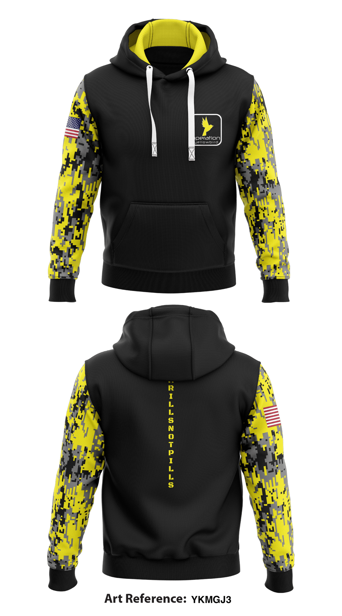 Operation Yellowbird Store 1 Core Men's Hooded Performance Sweatshirt - yKmgj3