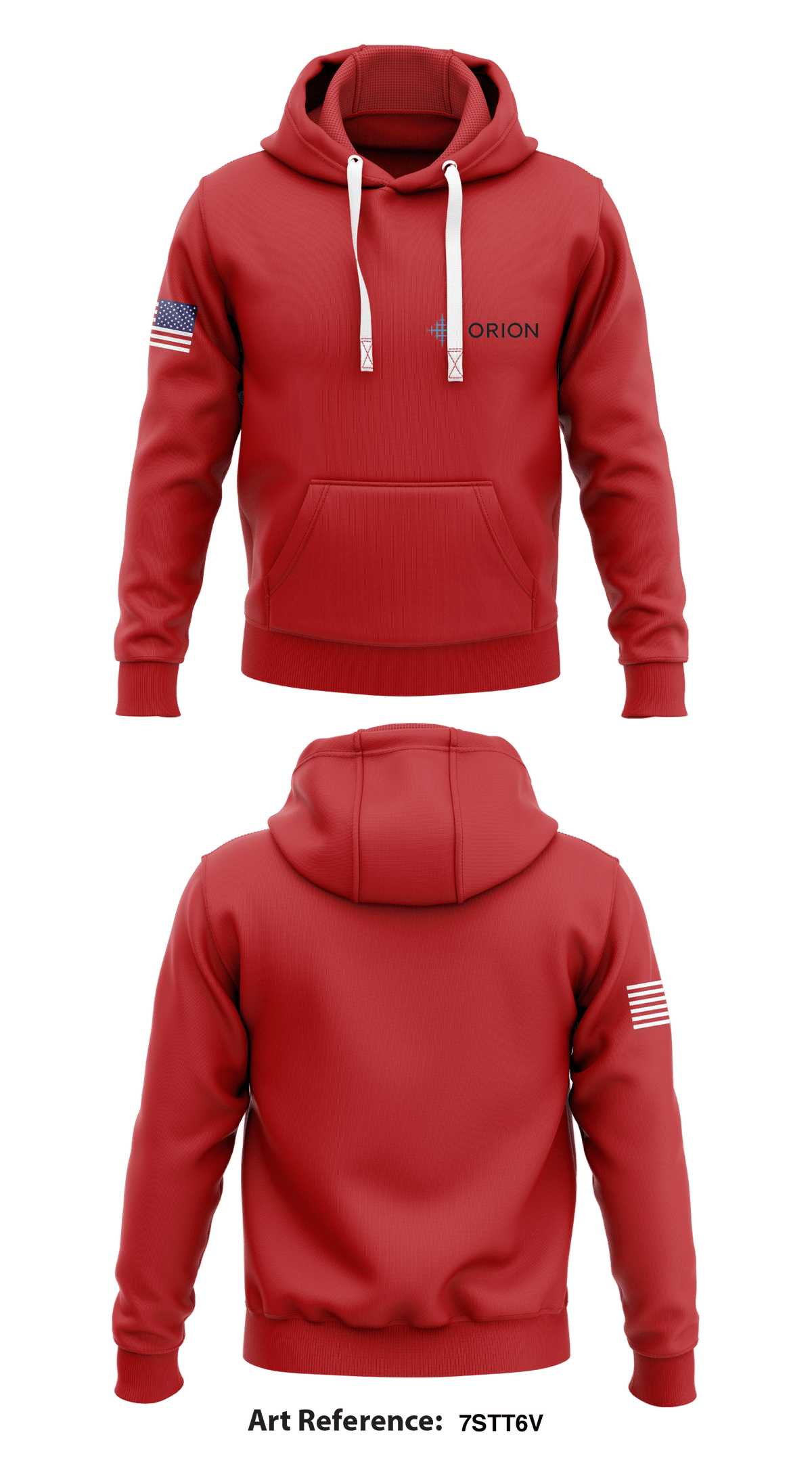 Orion Industries Veterans Core Men's Hooded Performance Sweatshirt - 7sTt6V