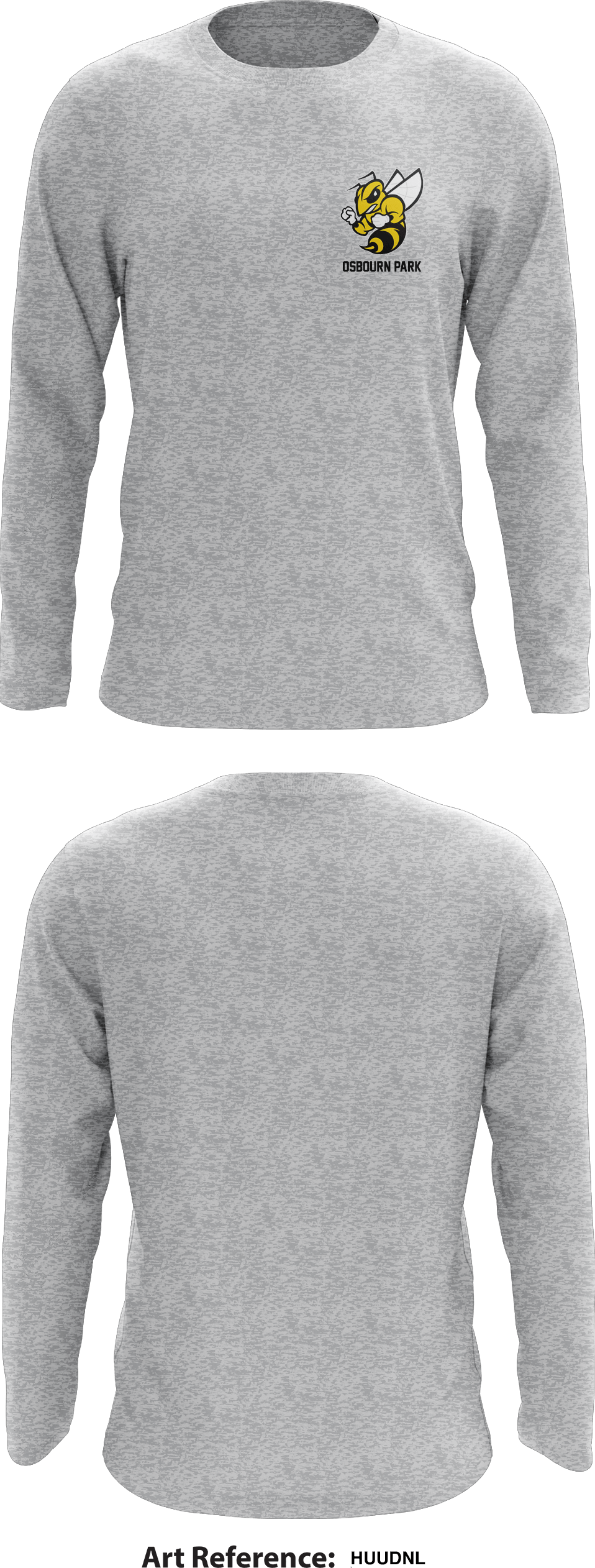 Osbourn Park Core Men's LS Performance Tee - huUdnL
