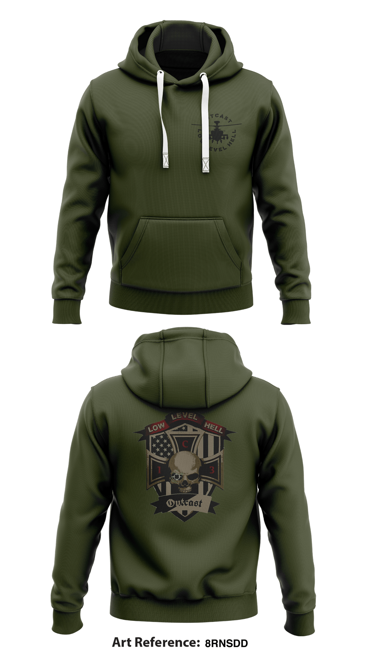 Outcast Company Store 1 Core Men's Hooded Performance Sweatshirt - 8RNsDd