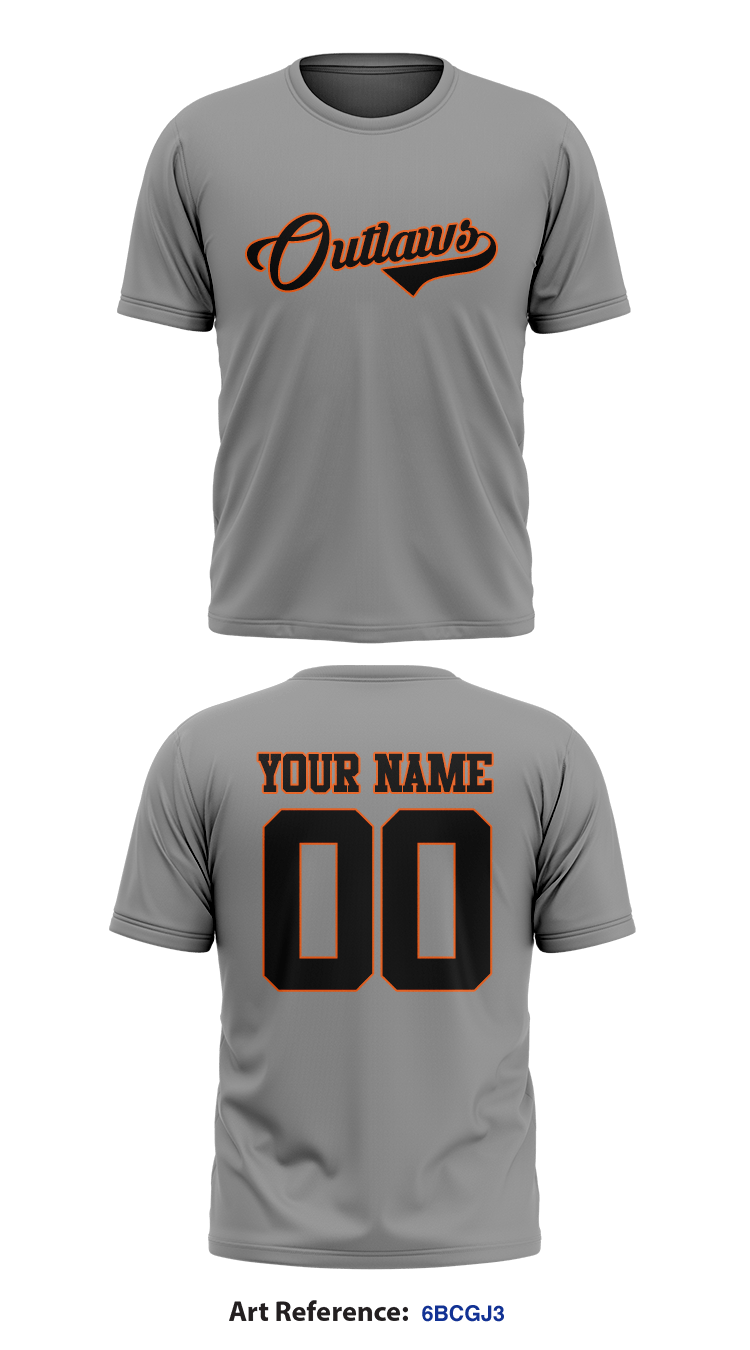 I40 Outlaws Store 1 Core Men's SS Performance Tee - A8JArU