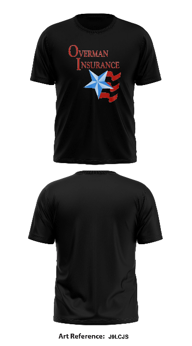 Overman Insurance Core Men's SS Performance Tee - J9LCJs