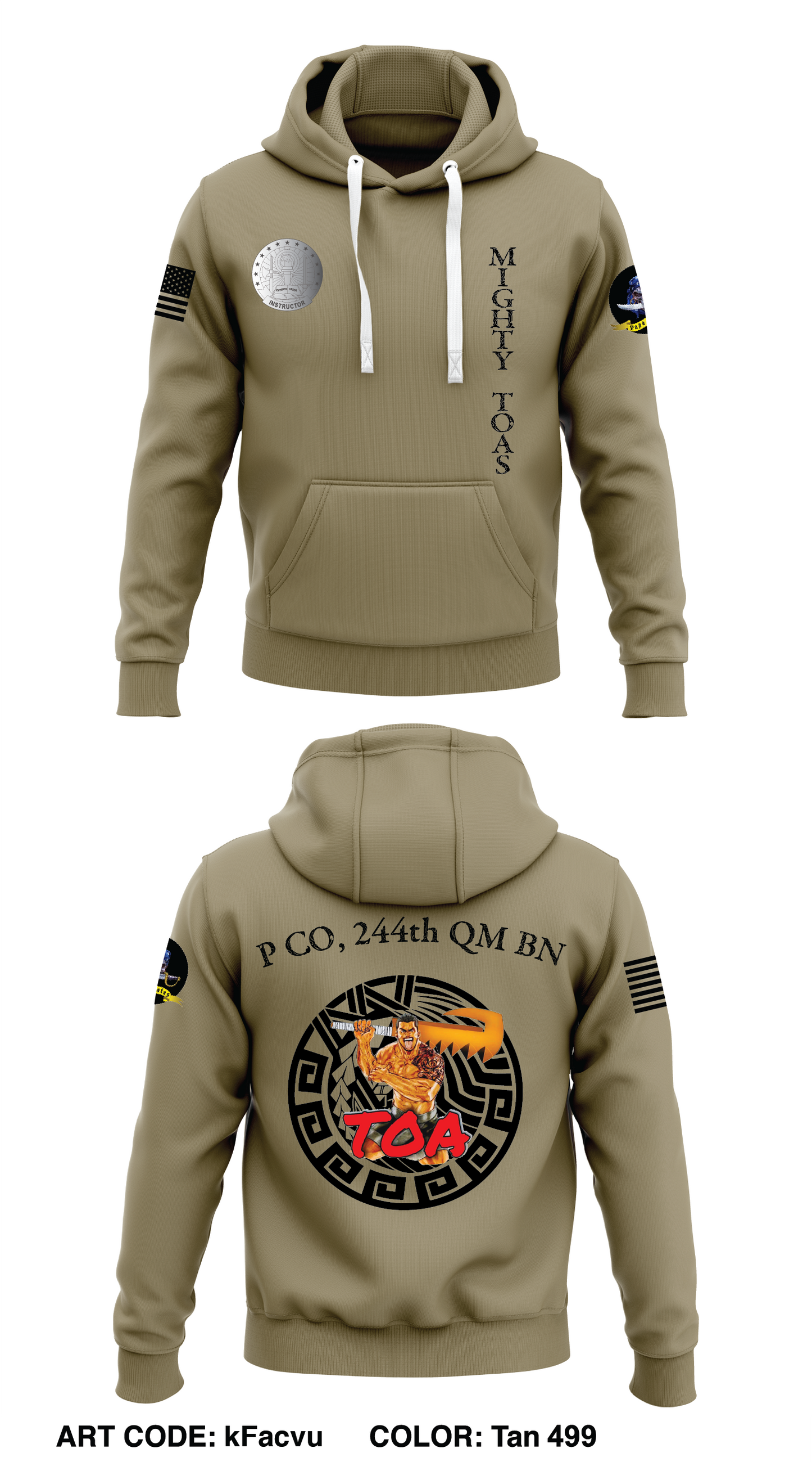 P Co, 244 QM BN Store 1 Core Men's Hooded Performance Sweatshirt - kFacvu