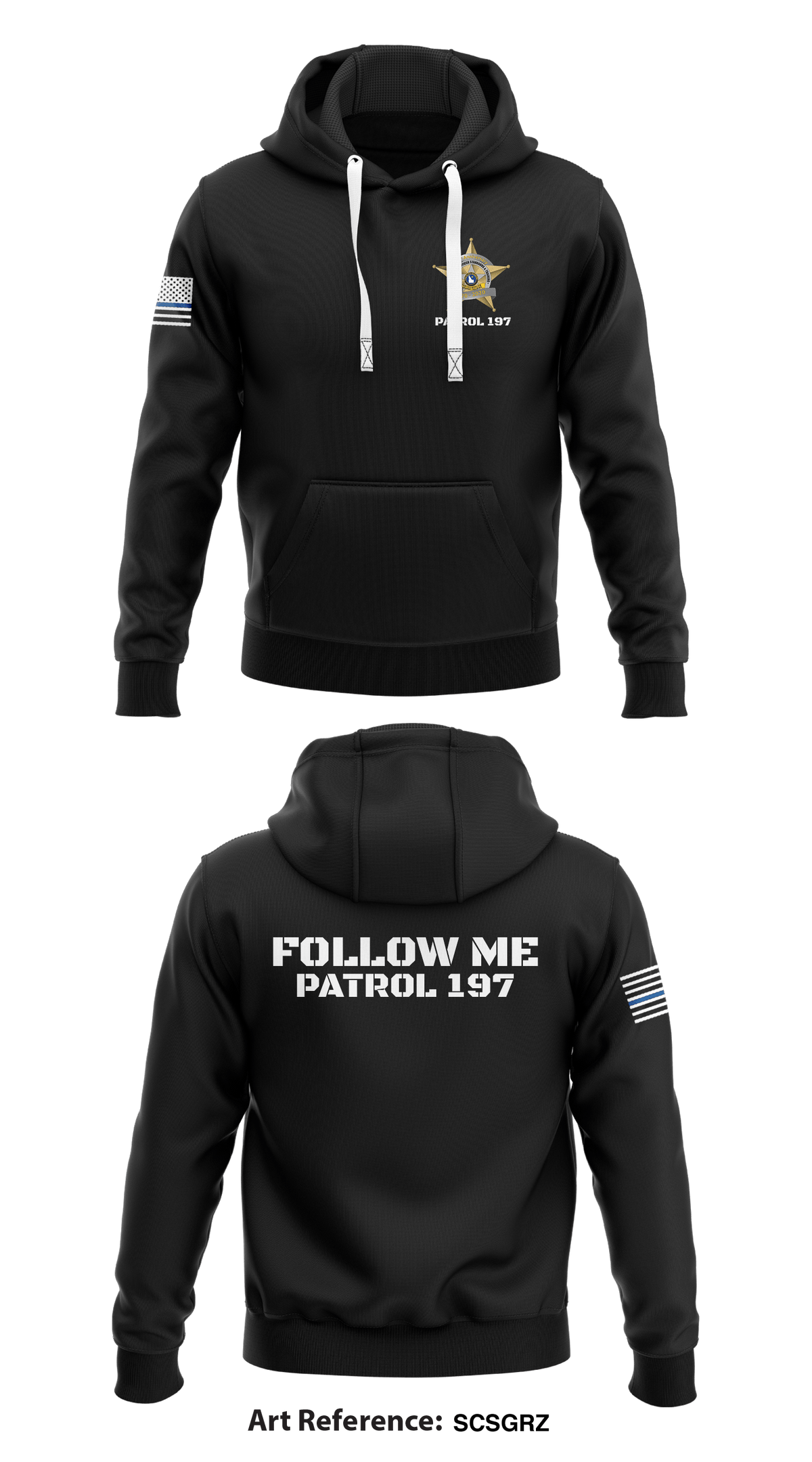Patrol 197 Store 1 Core Men's Hooded Performance Sweatshirt - ScSgRz