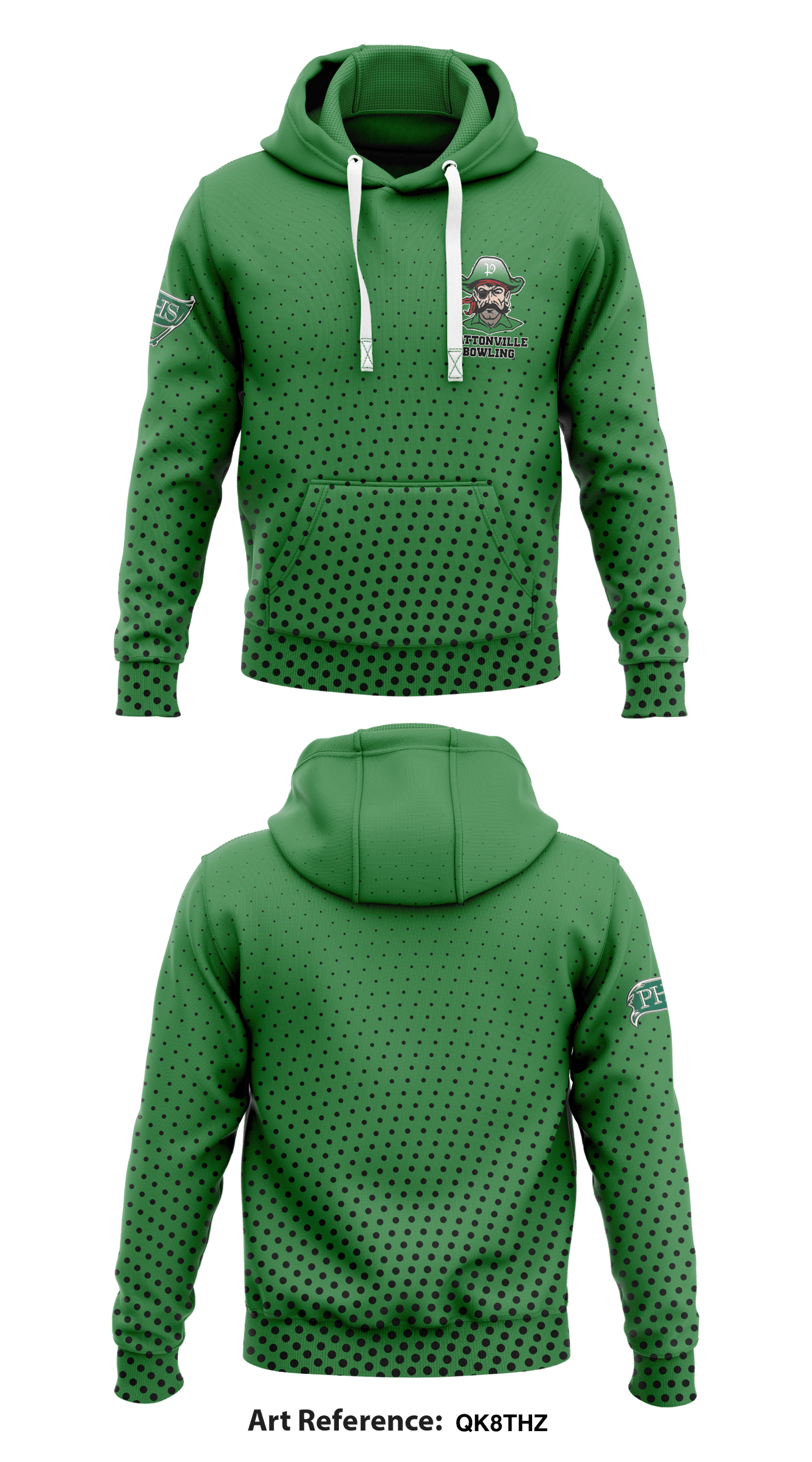 Pattonville bowling Core Men's Hooded Performance Sweatshirt - qK8ThZ