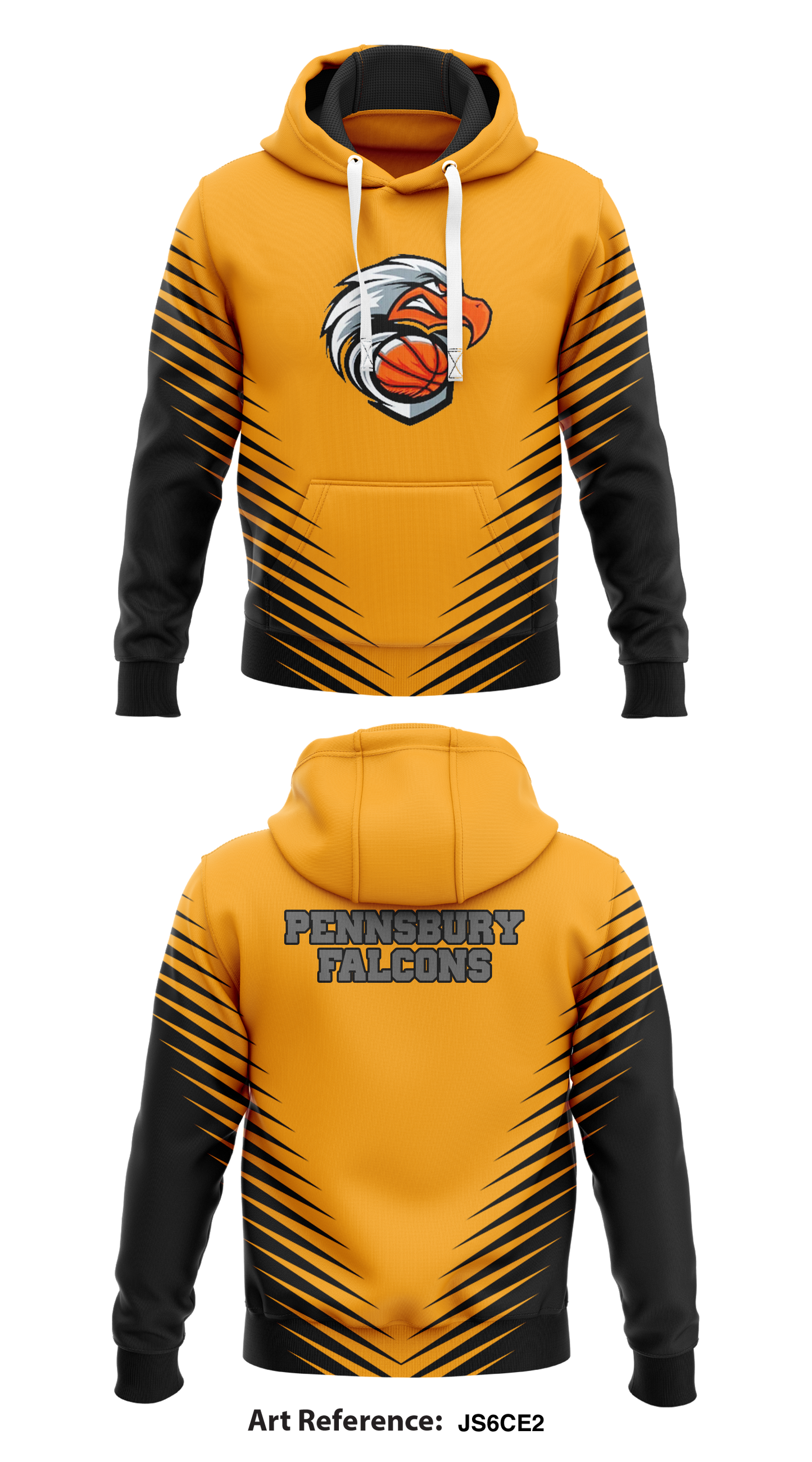 Pennsbury Falcons Store 1 Core Men's Hooded Performance Sweatshirt - Js6cE2