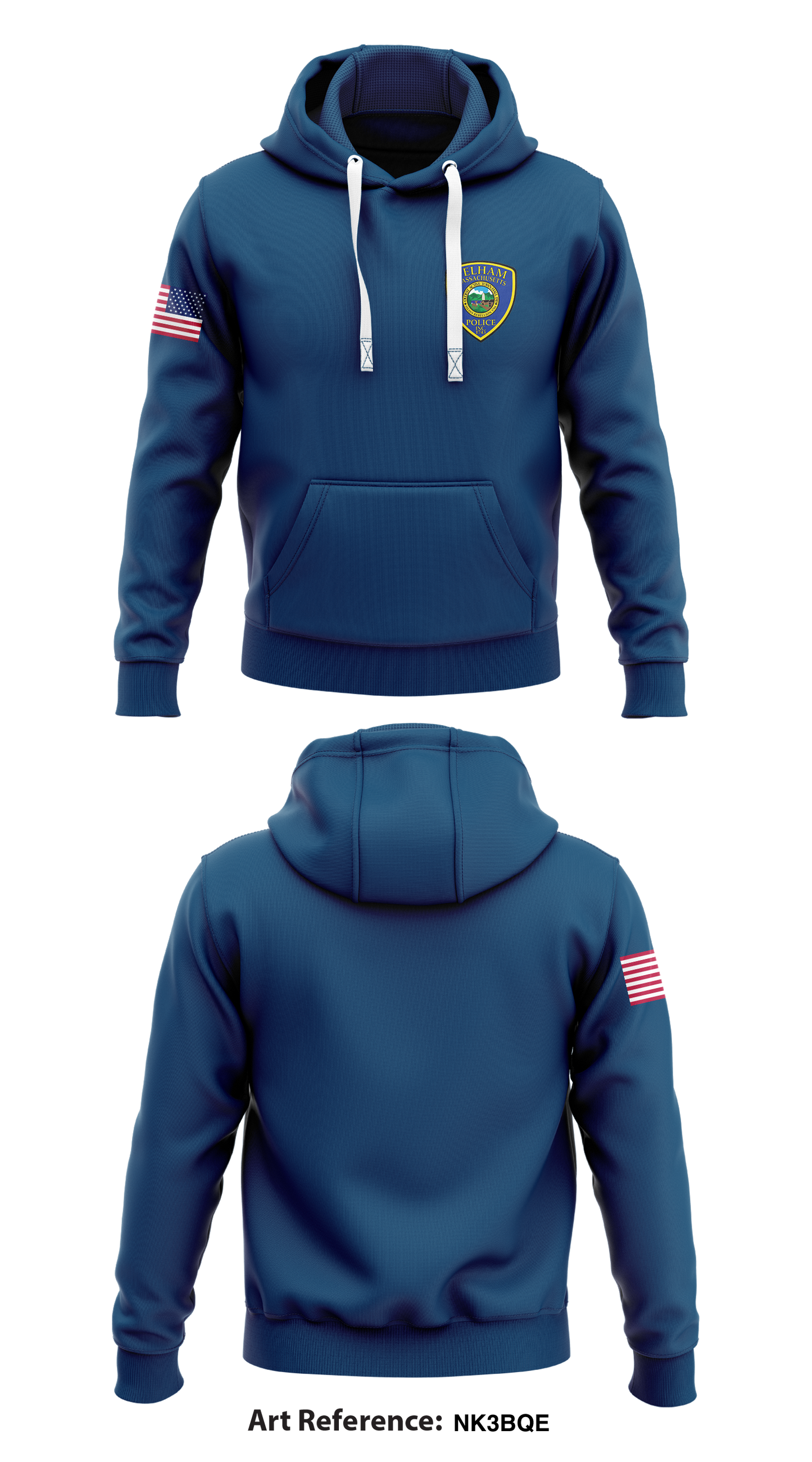 Pelham Police Department, Pelham Massachusetts Store 1 Core Men's Hooded Performance Sweatshirt - nk3BQE